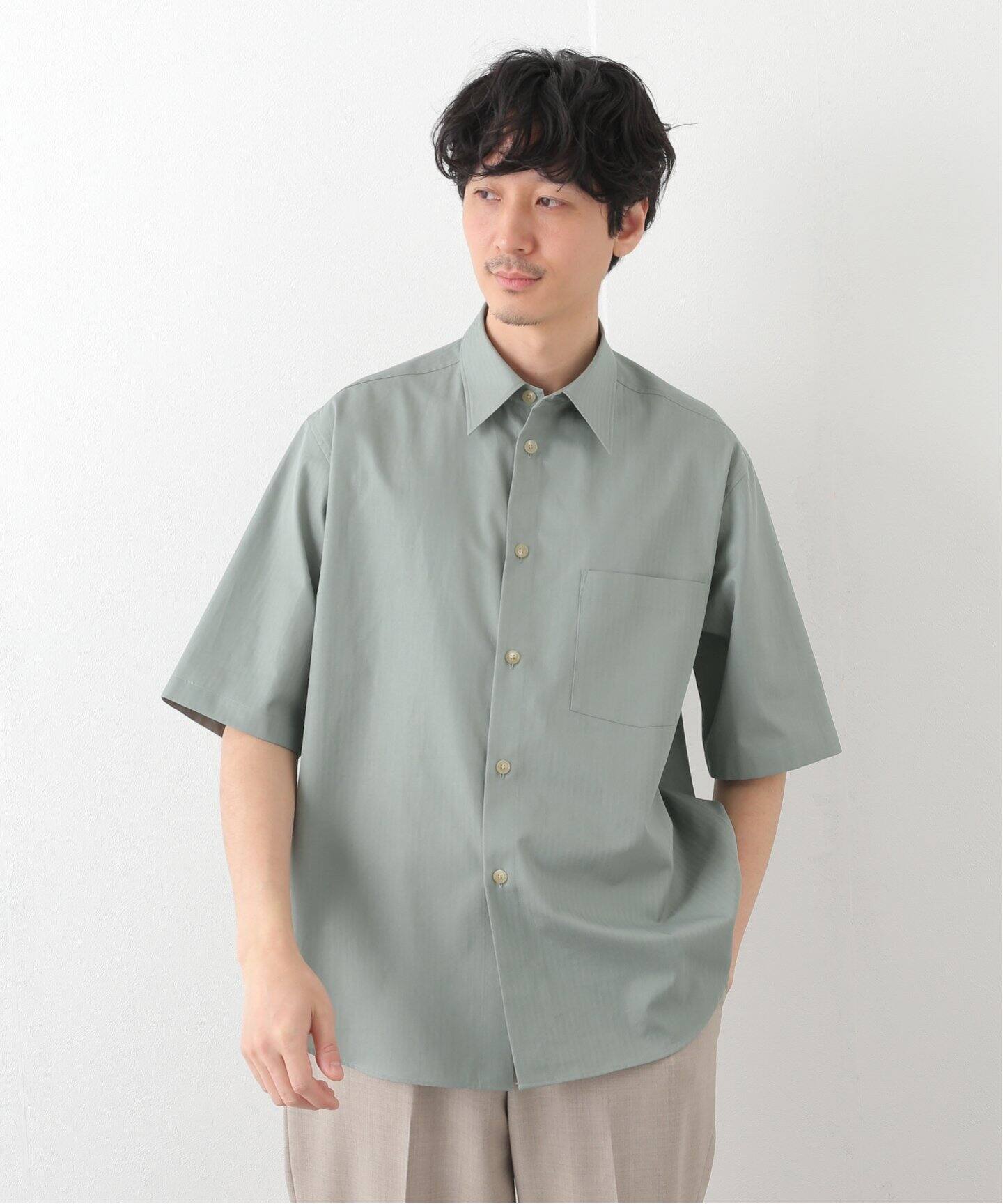 AURALEE / オーラリー】WASHED FINX HERRINGBONE S/S（シャツ 