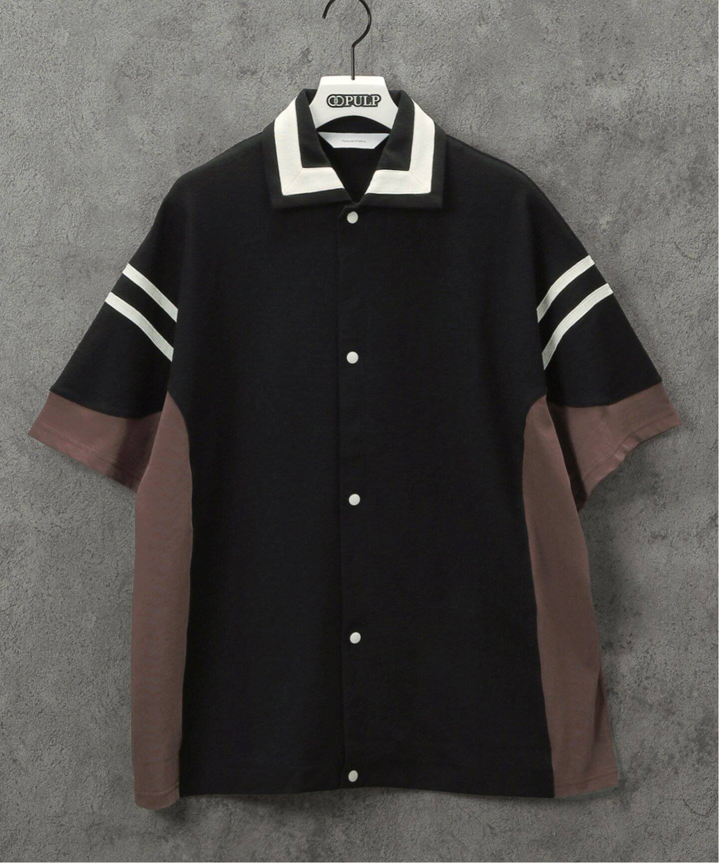 Sasquatchfabrix. 】RIMMING BASEBALL H/S SHIRT（シャツ／ブラウス 