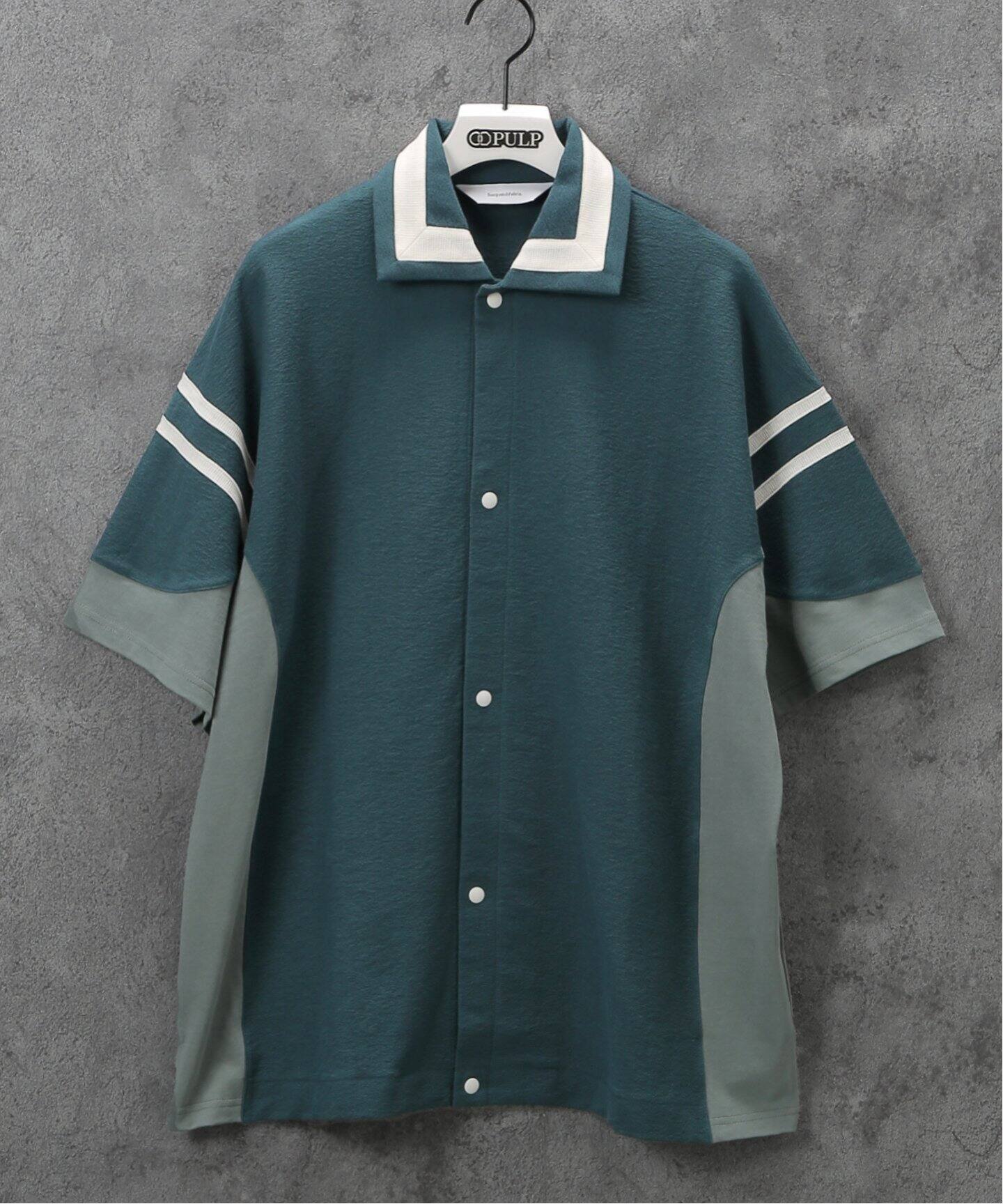 Sasquatchfabrix. 】RIMMING BASEBALL H/S SHIRT（シャツ／ブラウス 