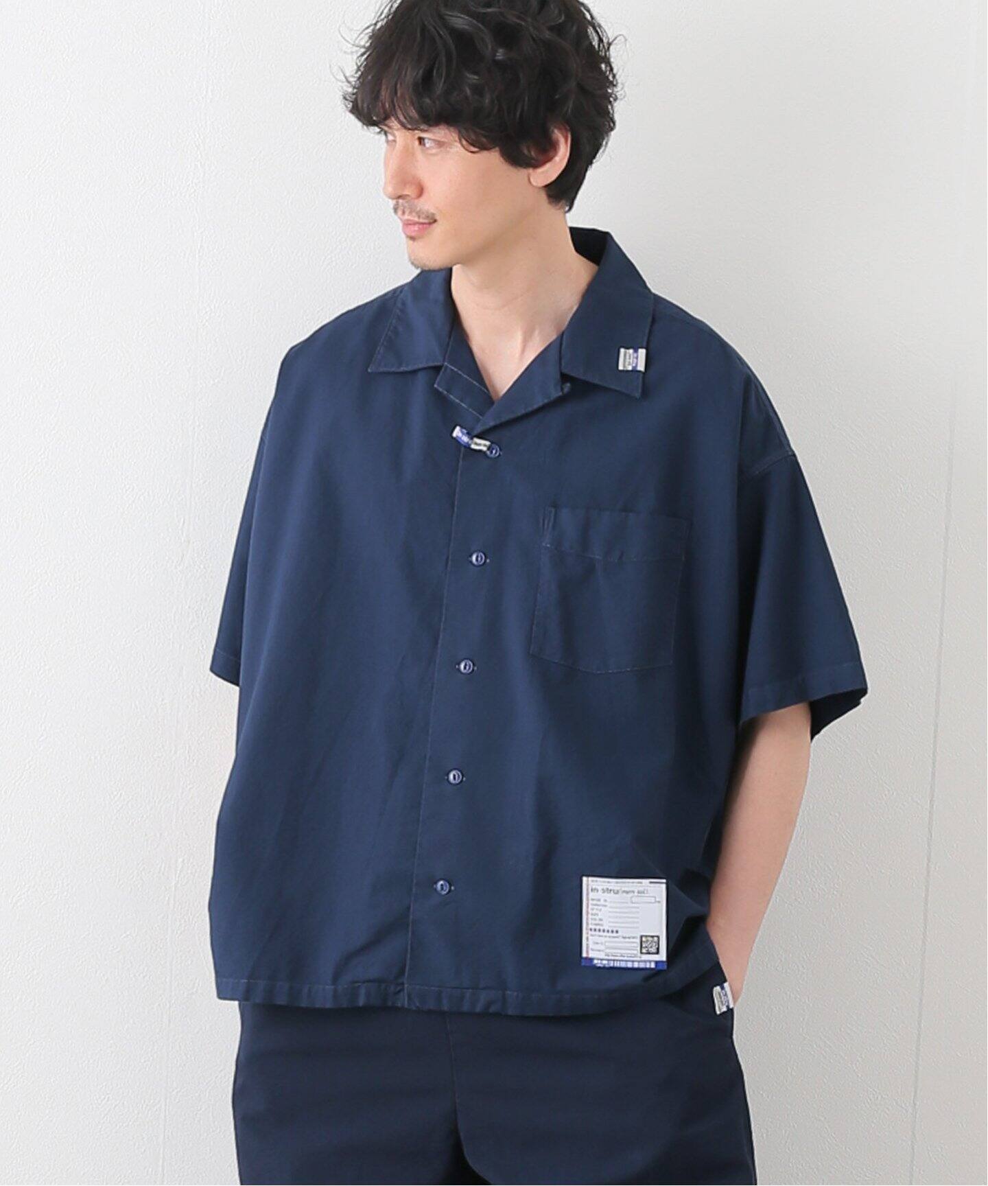 IN STRU(MEN-TAL) / インストルメンタル】SHORT SLEEVE OXFORD SHI  