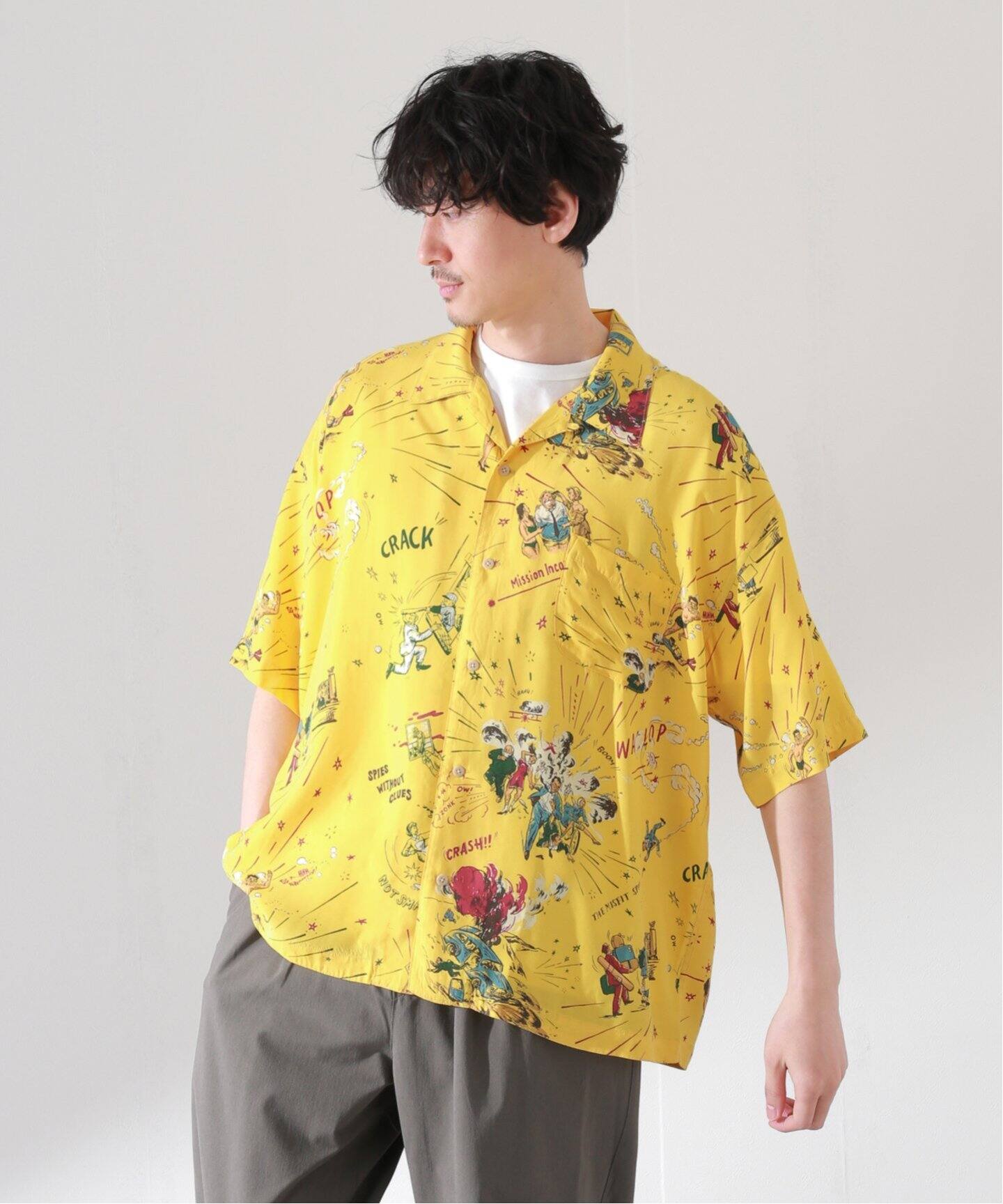 PORTER CLASSIC / ポータークラシック】落ちこぼれスパイ ALOHA SHIRT 