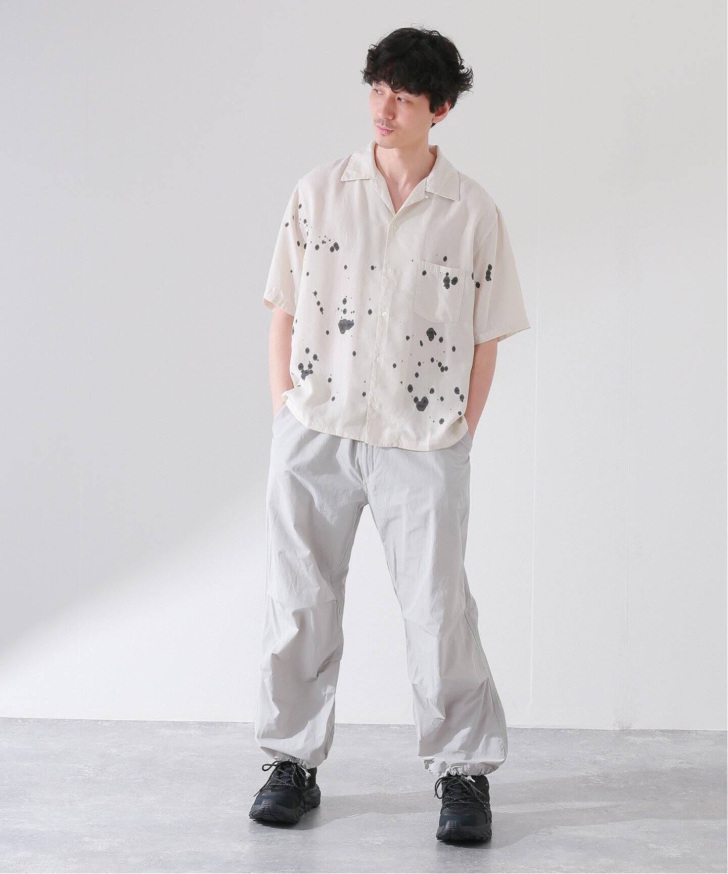NOMA t.d./ノーマティーディー】Hand Dyed Shirt（シャツ／ブラウス 