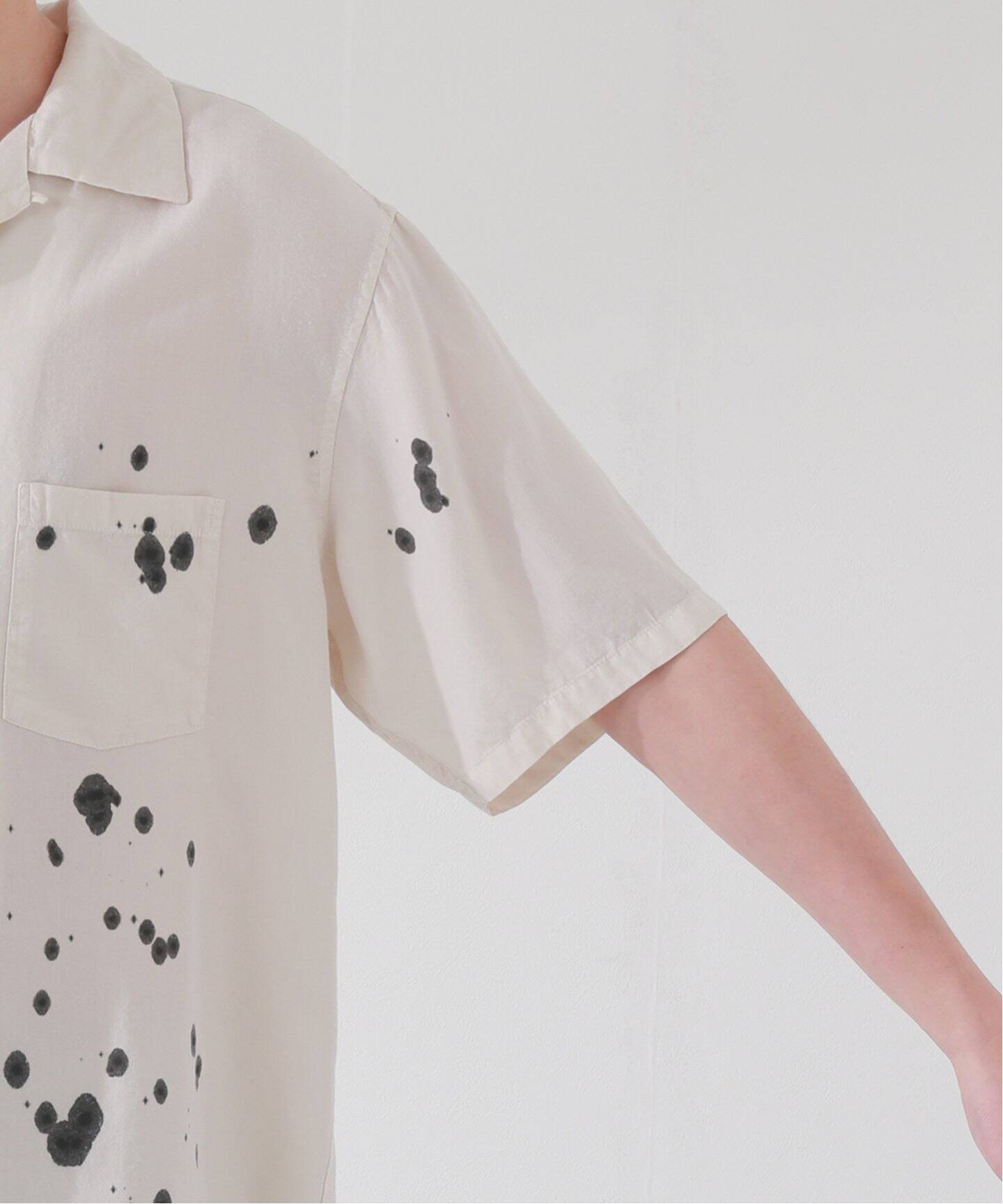 NOMA t.d./ノーマティーディー】Hand Dyed Shirt（シャツ／ブラウス 