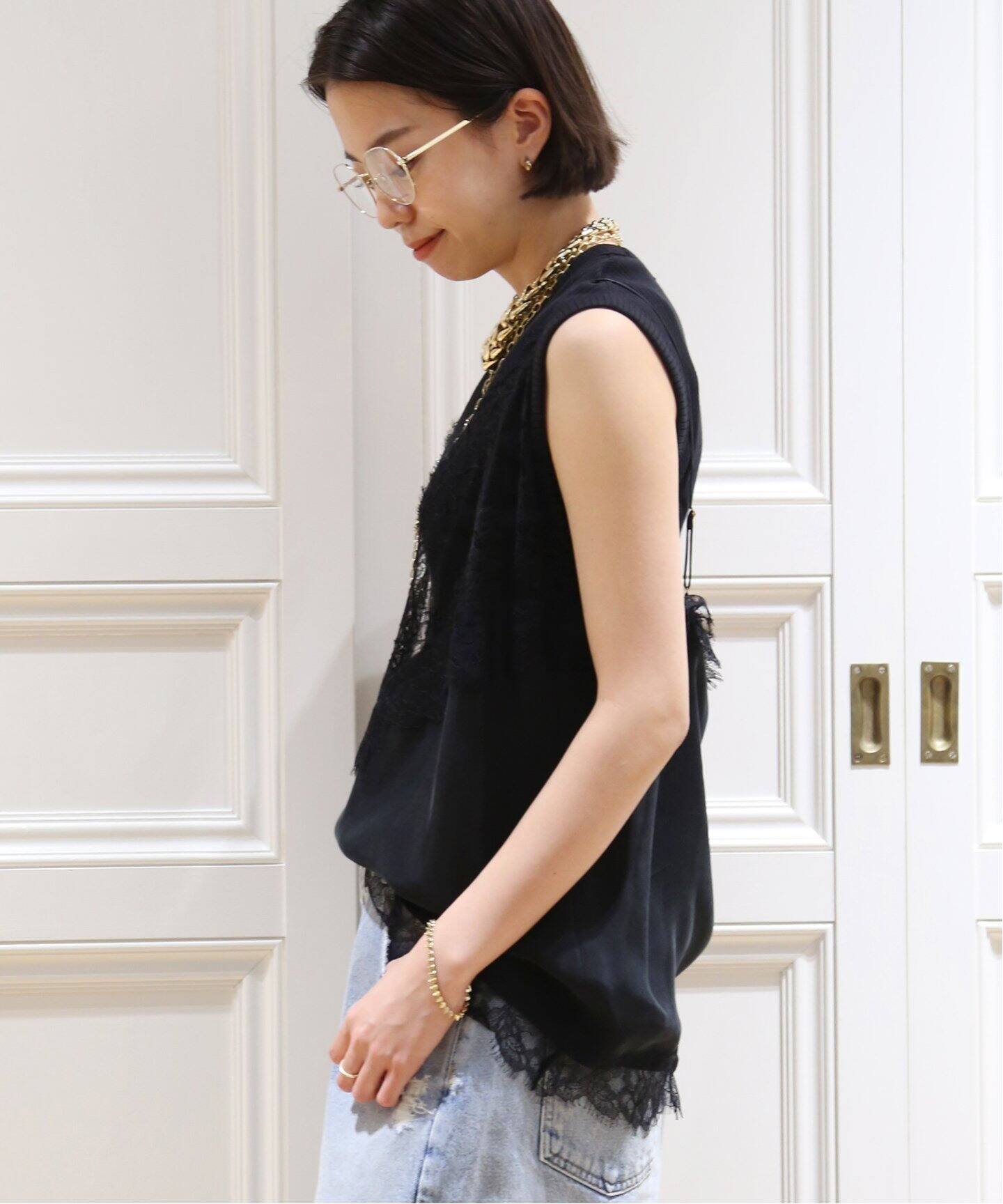 MUSE de Deuxieme Classe LACE キャミソール