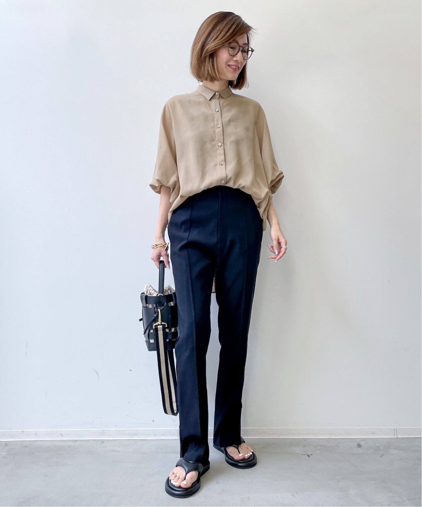 Dolmansleeve Sheer Blouse（シャツ／ブラウス）｜L