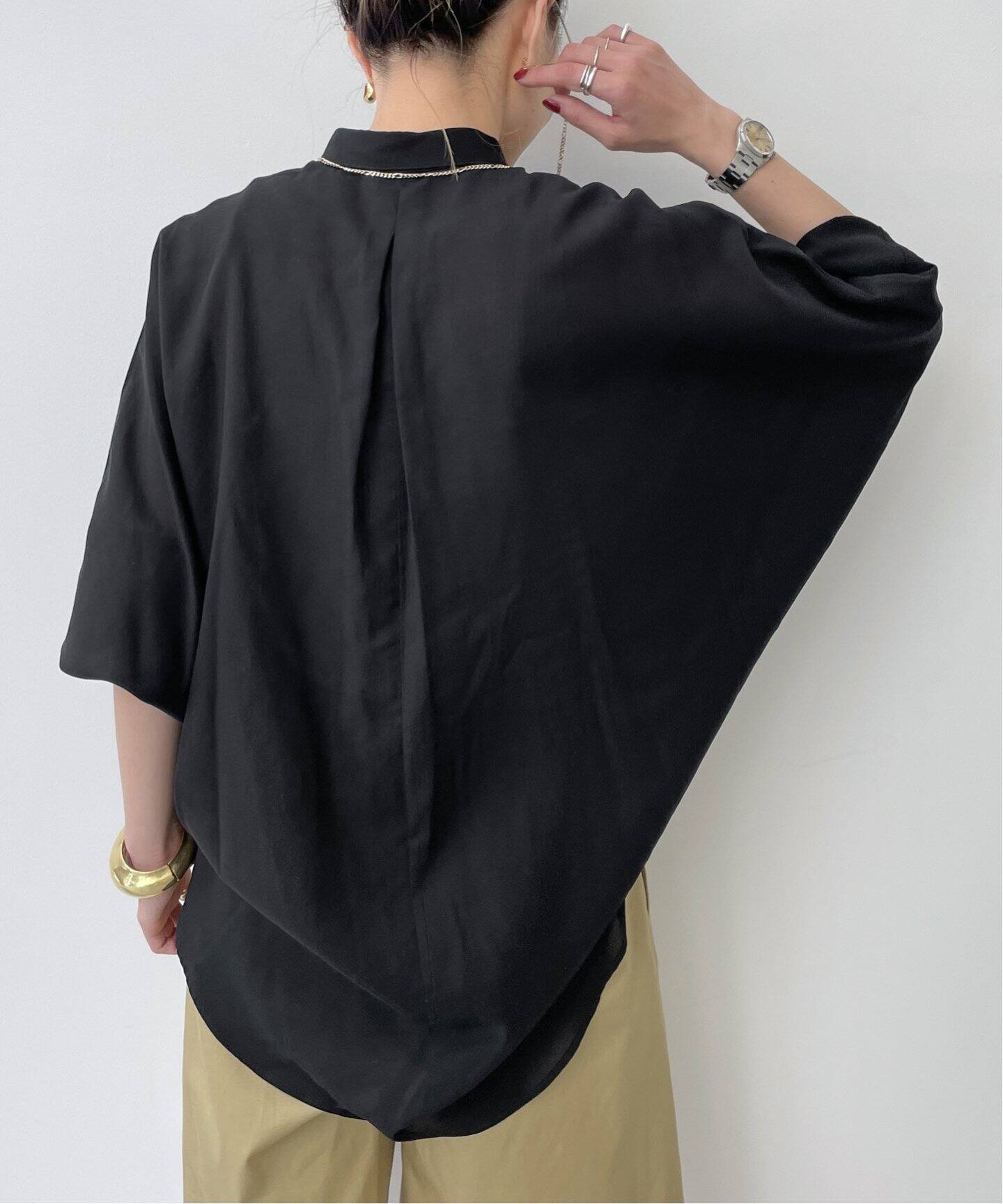 Dolmansleeve Sheer Blouse（シャツ／ブラウス）｜L