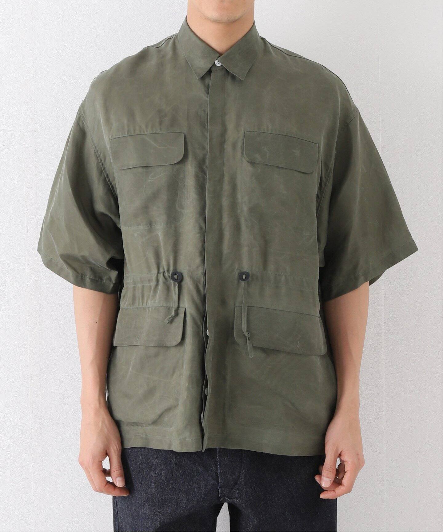 BETA POST / ベータポスト】HALF SLEEVE SAFARI SHIRT（シャツ 