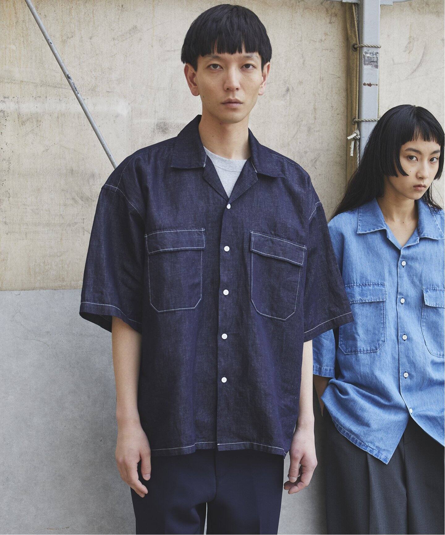 STANDARD JOURNAL / スタンダード ジャーナル】Denim shirts S/S 