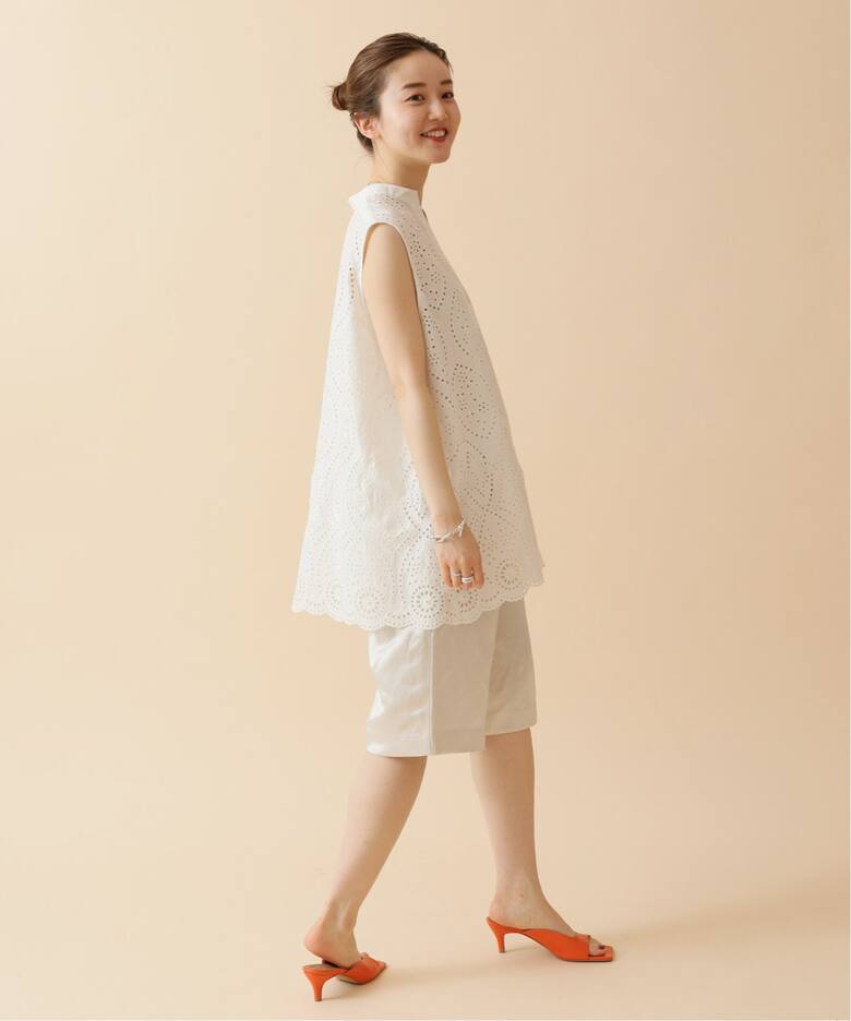 カットワークスキッパーブラウス（シャツ／ブラウス）｜IENA（イエナ  