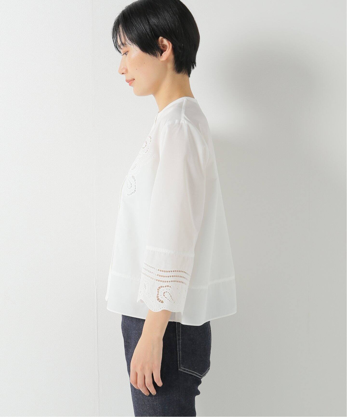 ＆NAVY カットワークレースブラウス◇（シャツ／ブラウス）｜IENA 