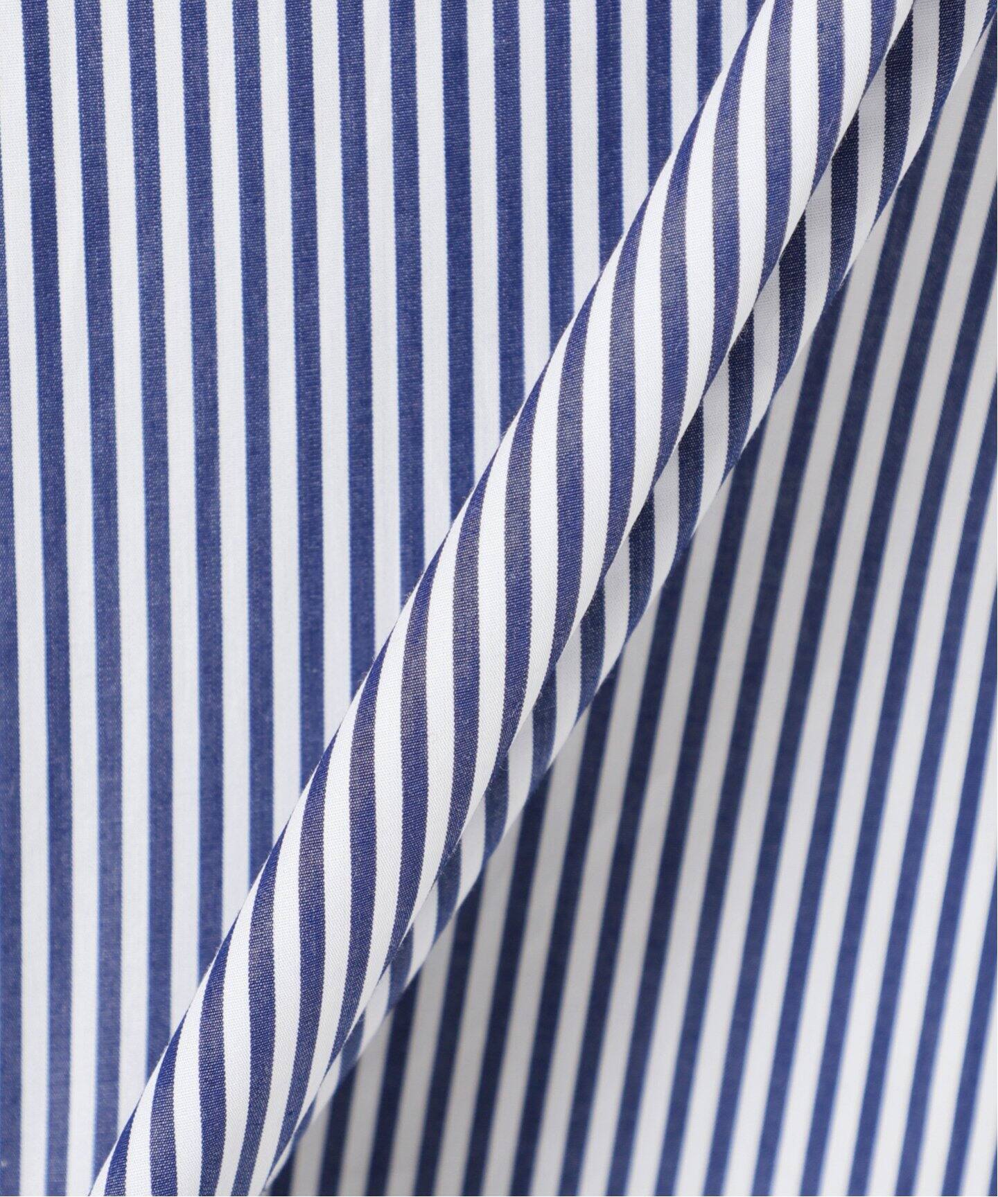 ストライプコットンフリルブラウス◇（シャツ／ブラウス）｜IENA  