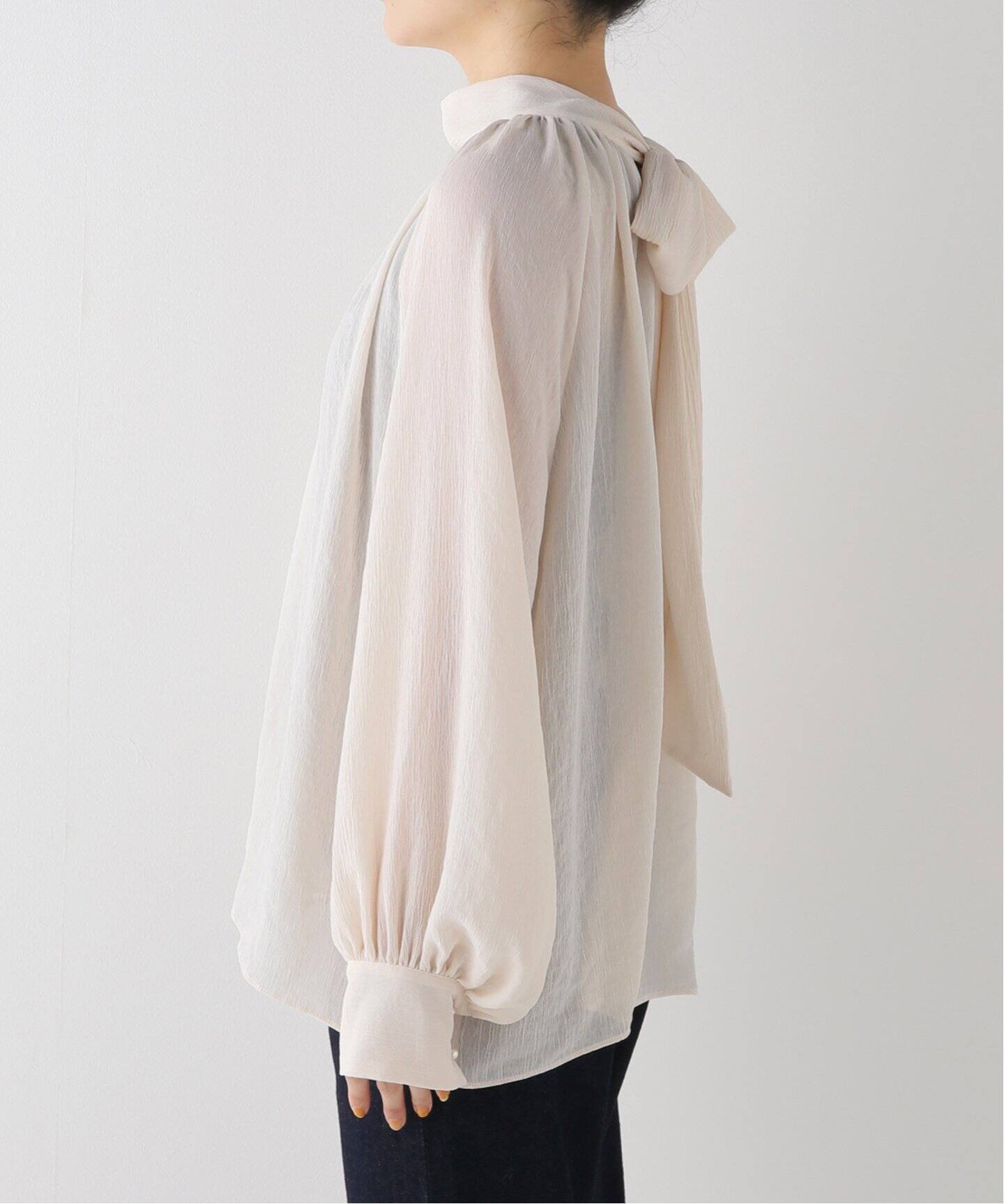 Crepeバックボウブラウス（シャツ／ブラウス）｜IENA（イエナ）の通販 