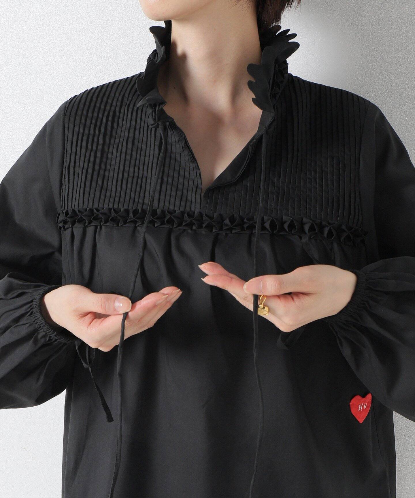 HORROR VACUI 楽しめれ ホラーヴァキュイ 小花柄 ピンタックブラウス 美品