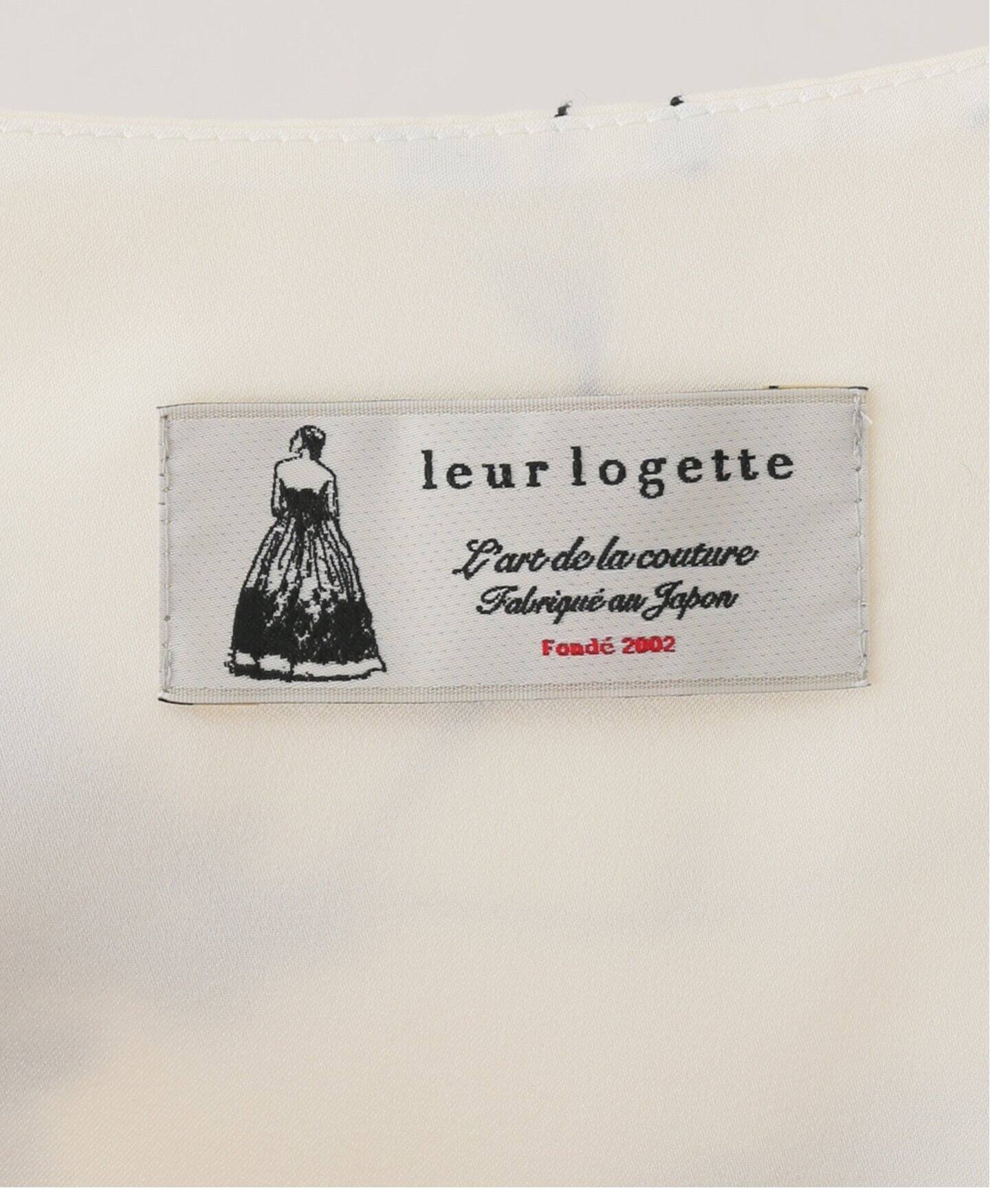 leur logette/ルールロジェット】別注フラワーシシュウビスチェ 