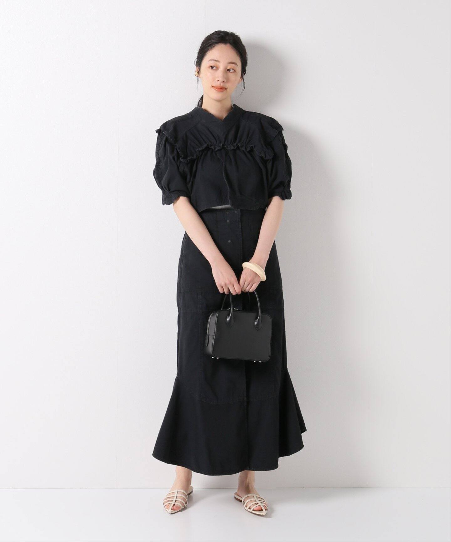 PHOTOCOPIEU/フォトコピュー】CROPPEDトップス（シャツ／ブラウス 