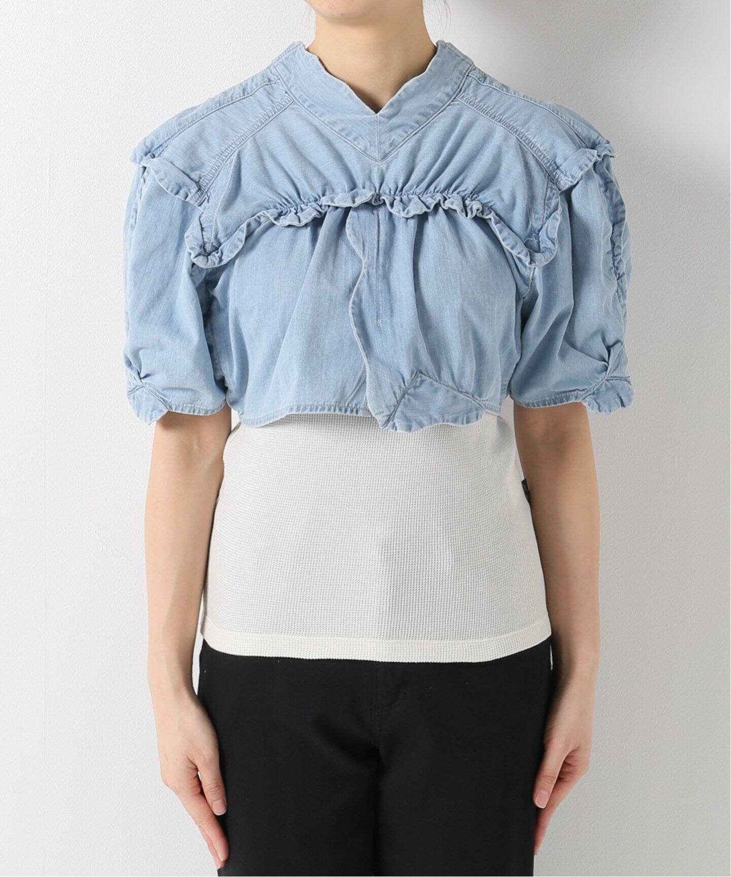 PHOTOCOPIEU/フォトコピュー】CROPPEDトップス（シャツ／ブラウス 