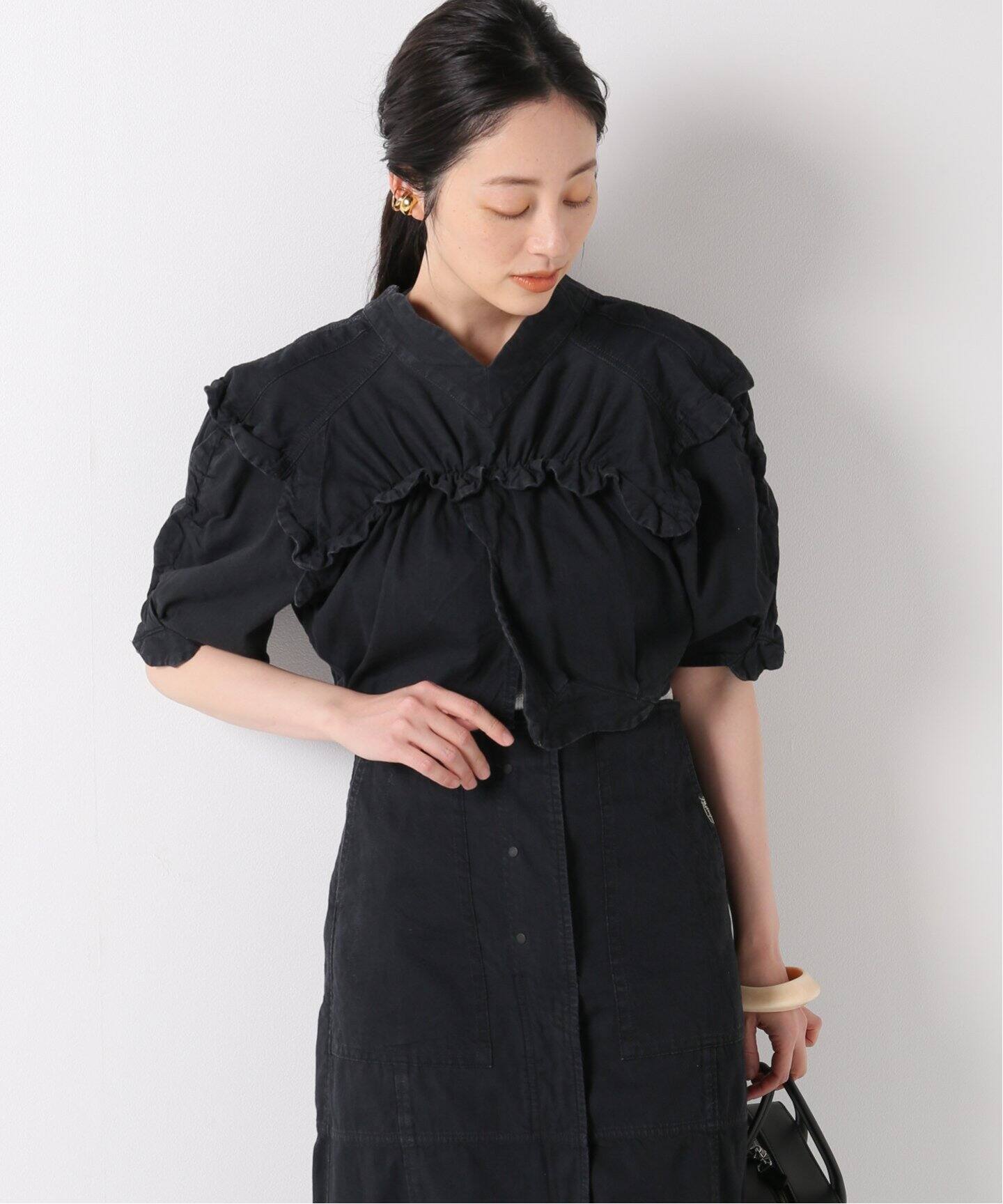 PHOTOCOPIEU/フォトコピュー】CROPPEDトップス（シャツ／ブラウス 