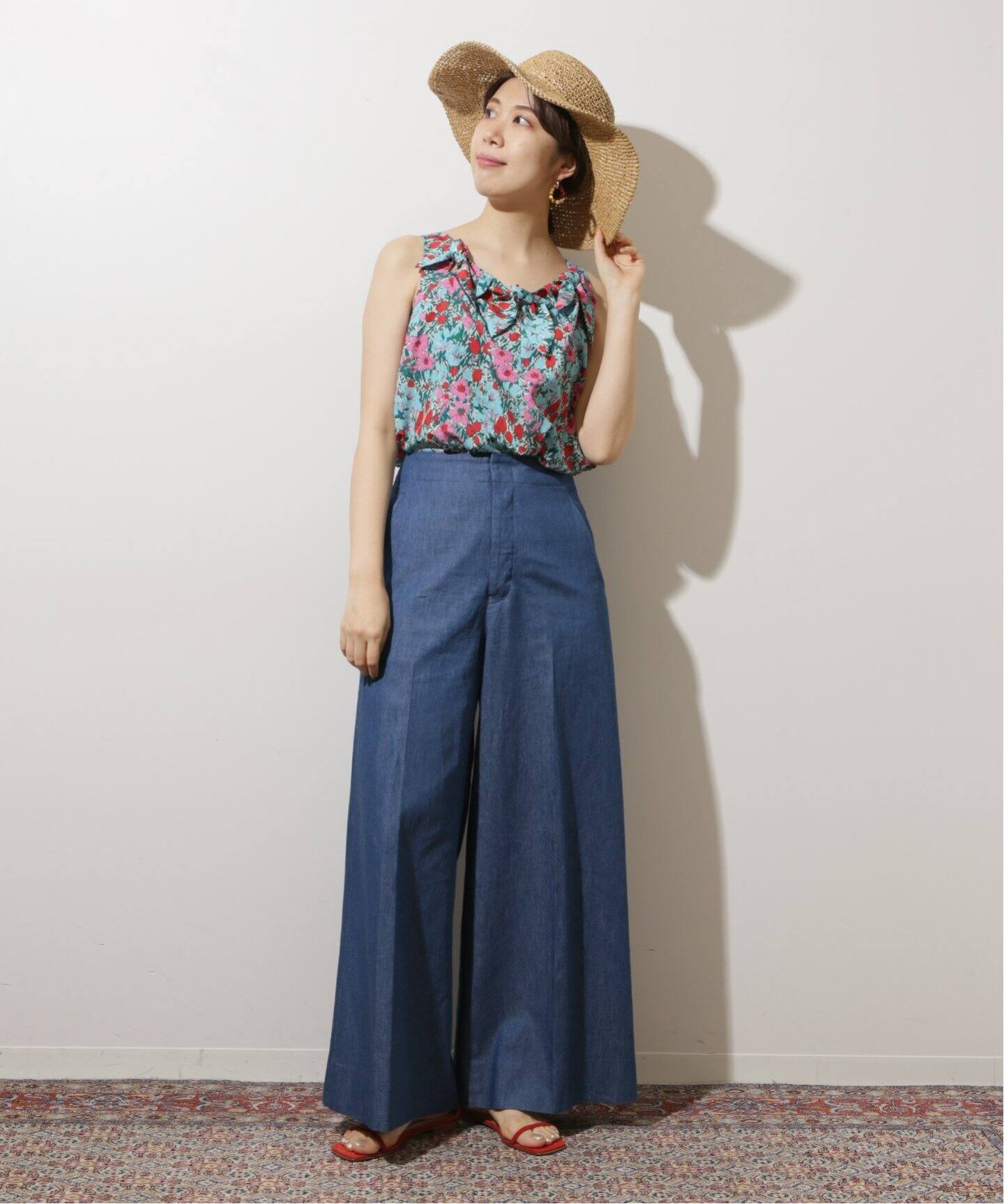 IENA LA BOUCLE RATTIフラワーリボンブラウス|IENA(イエナ)公式の IENA LA BOUCLE RATTIフラワーリボンブラウス|IENA(イエナ)公式の