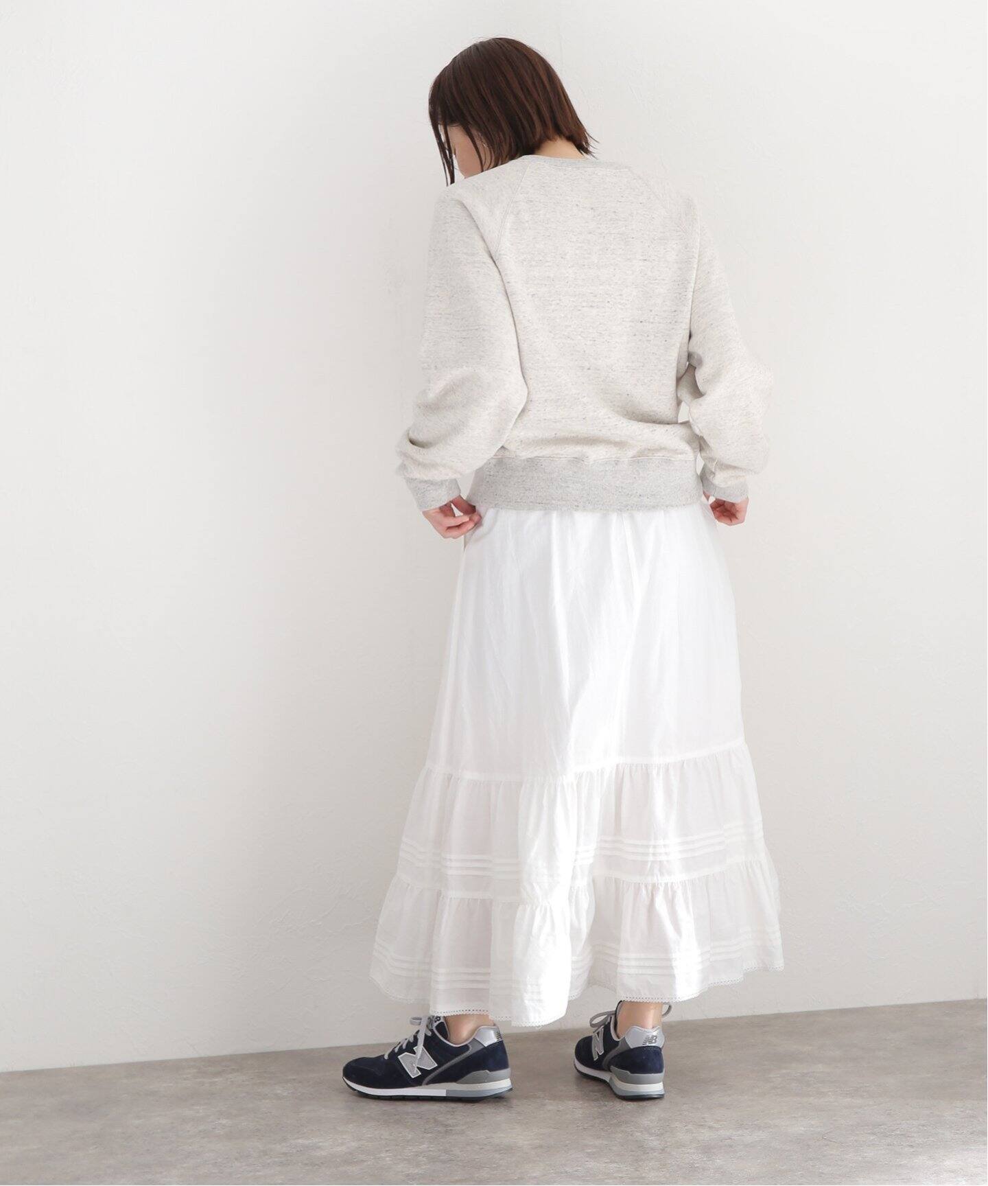 Shinzone / シンゾーン】TIERED LACE SKIRT（ロング・マキシ丈スカート 
