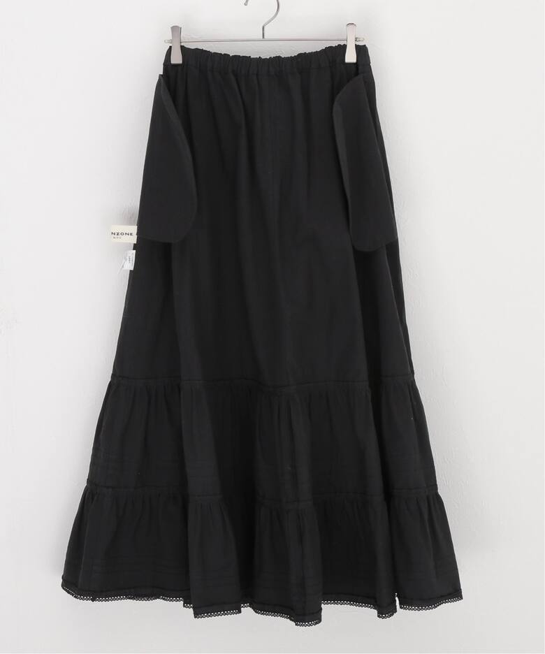 Shinzone / シンゾーン】TIERED LACE SKIRT（ロング・マキシ丈スカート 