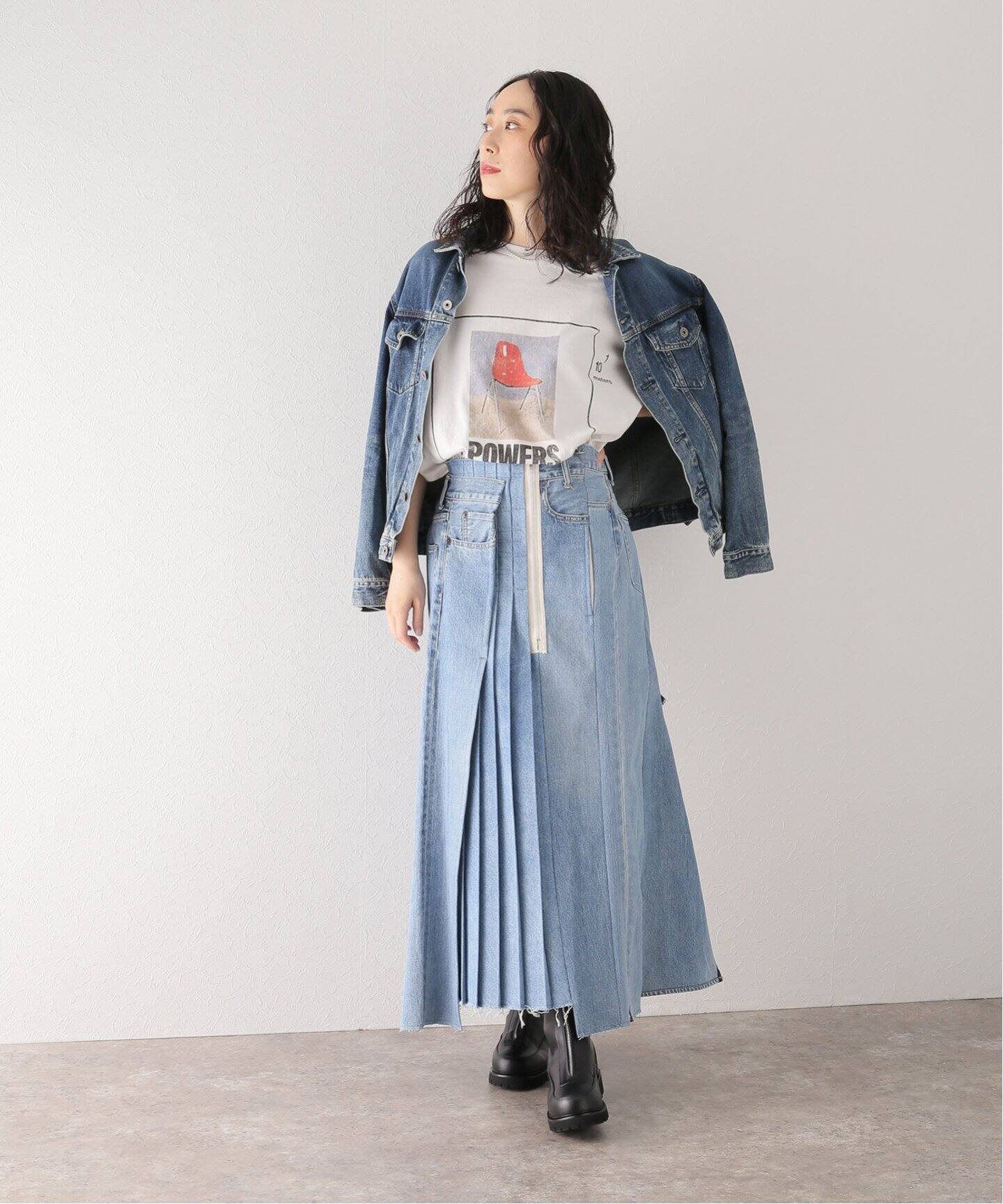 KURO / クロ】MARK VI REMAKE DENIM SKIRT（デニムスカート）｜BOICE  