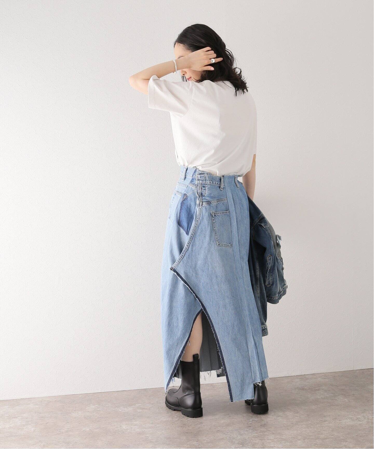 KURO / クロ】MARK VI REMAKE DENIM SKIRT（デニムスカート）｜BOICE  