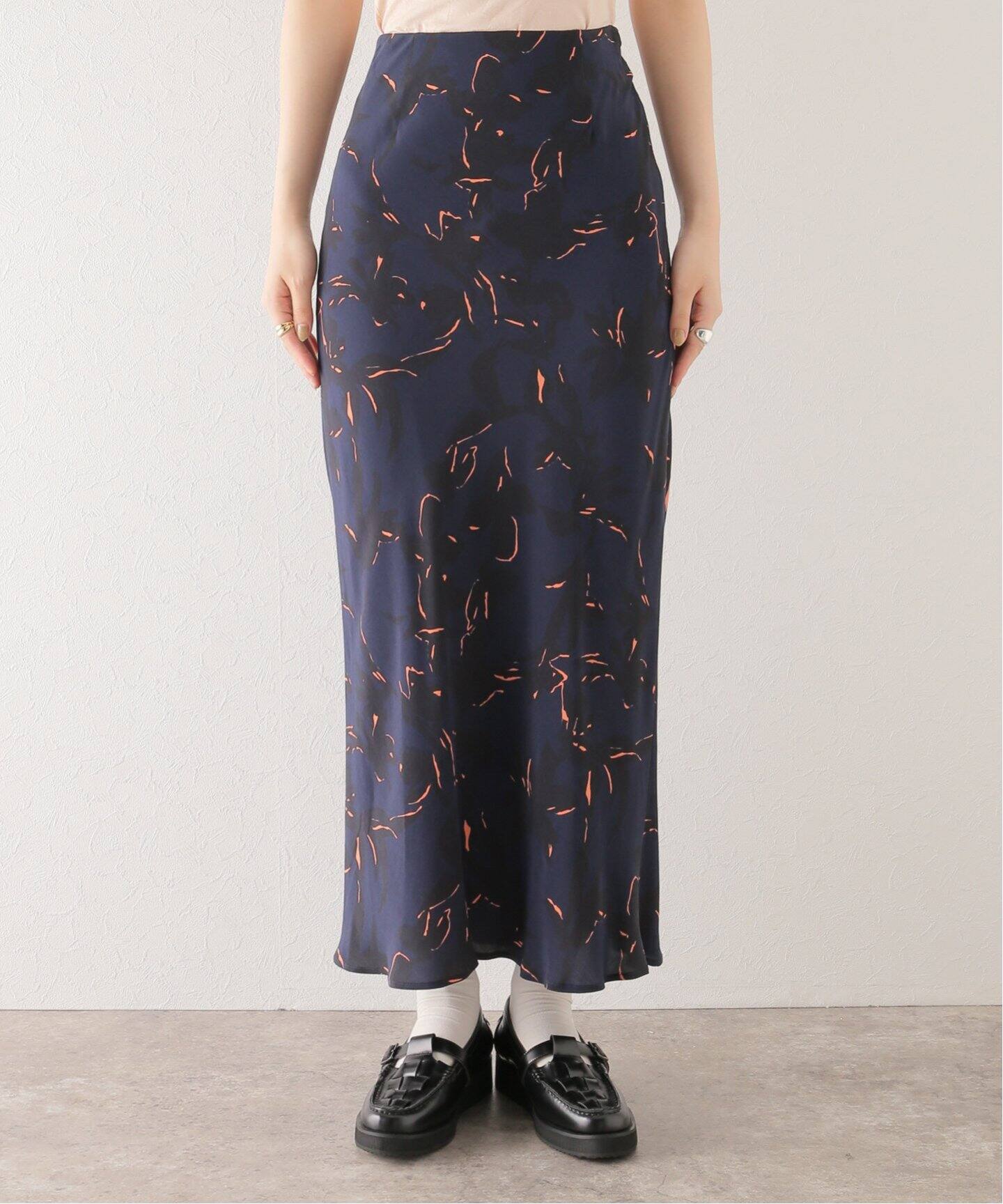 SACRA / サクラ】SHADOW FLOWER SKIRT（ロング・マキシ丈スカート  