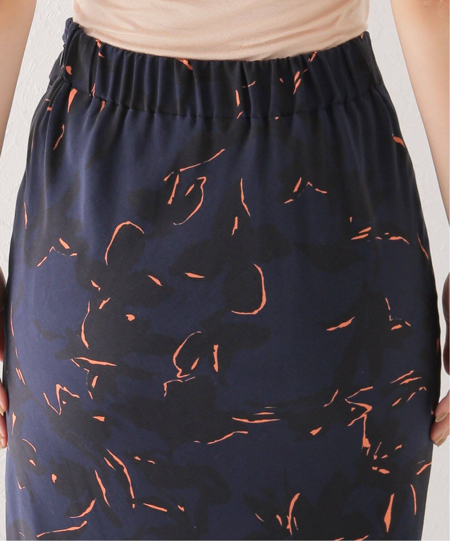 SACRA / サクラ】SHADOW FLOWER SKIRT（ロング・マキシ丈スカート  