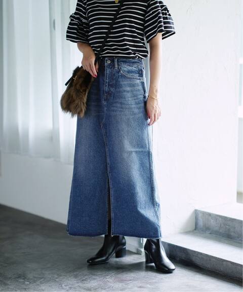予約 Healthy Denim ヘルシーデニム Aded Denim Skirt La Totalite ラ トータリテ 公式のファッション通販 Baycrew S Store