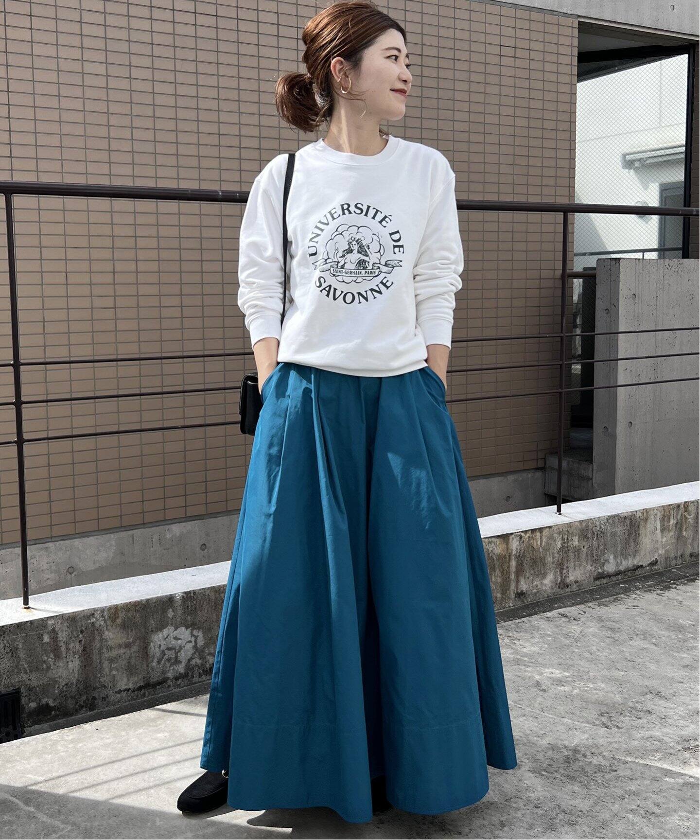 ヘビータフタタックボリュームスカート（ロング・マキシ丈スカート  