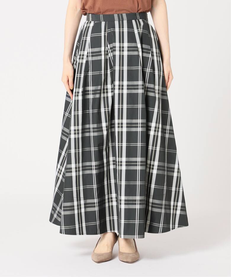 ヘビータフタタックボリュームスカート（ロング・マキシ丈スカート  