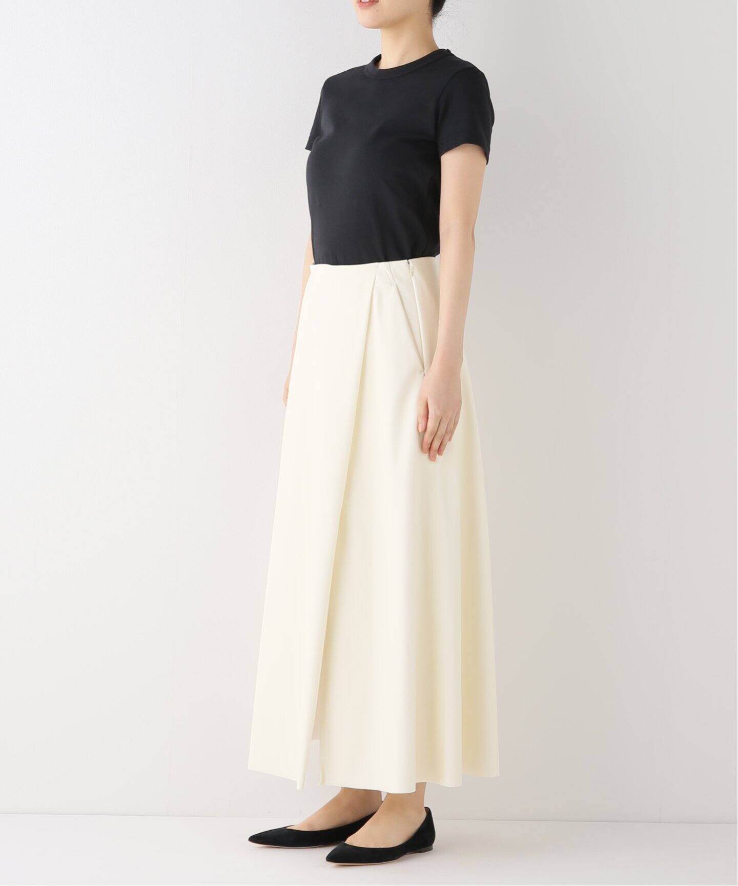フェイクレザースリットスカート（ロング・マキシ丈スカート）｜Spick 