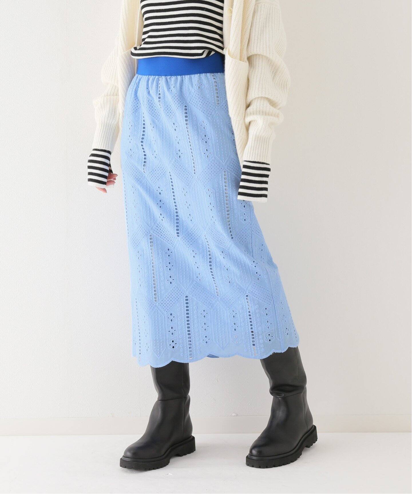 レースIラインスカート（ロング・マキシ丈スカート）｜Spick and Span  