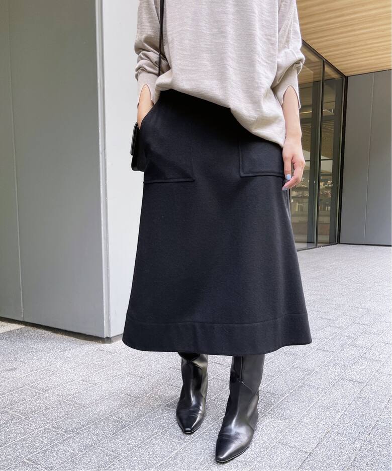 ビーバーメルトントラペーズスカート（その他スカート）｜Spick  