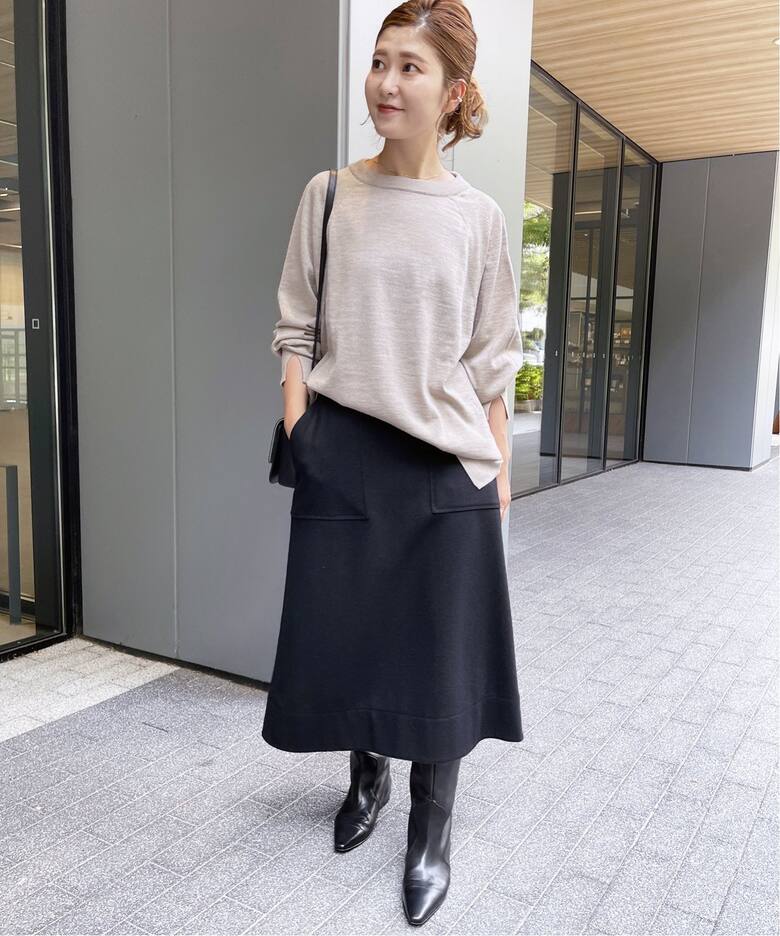 ビーバーメルトントラペーズスカート（その他スカート）｜Spick and  