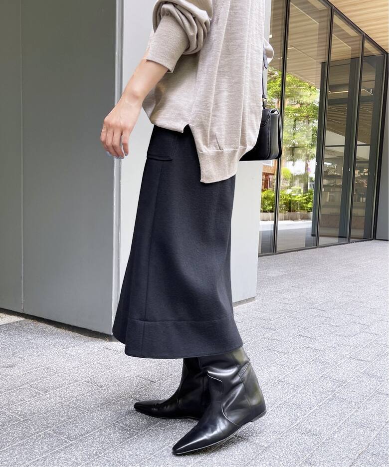 ビーバーメルトントラペーズスカート（その他スカート）｜Spick and  