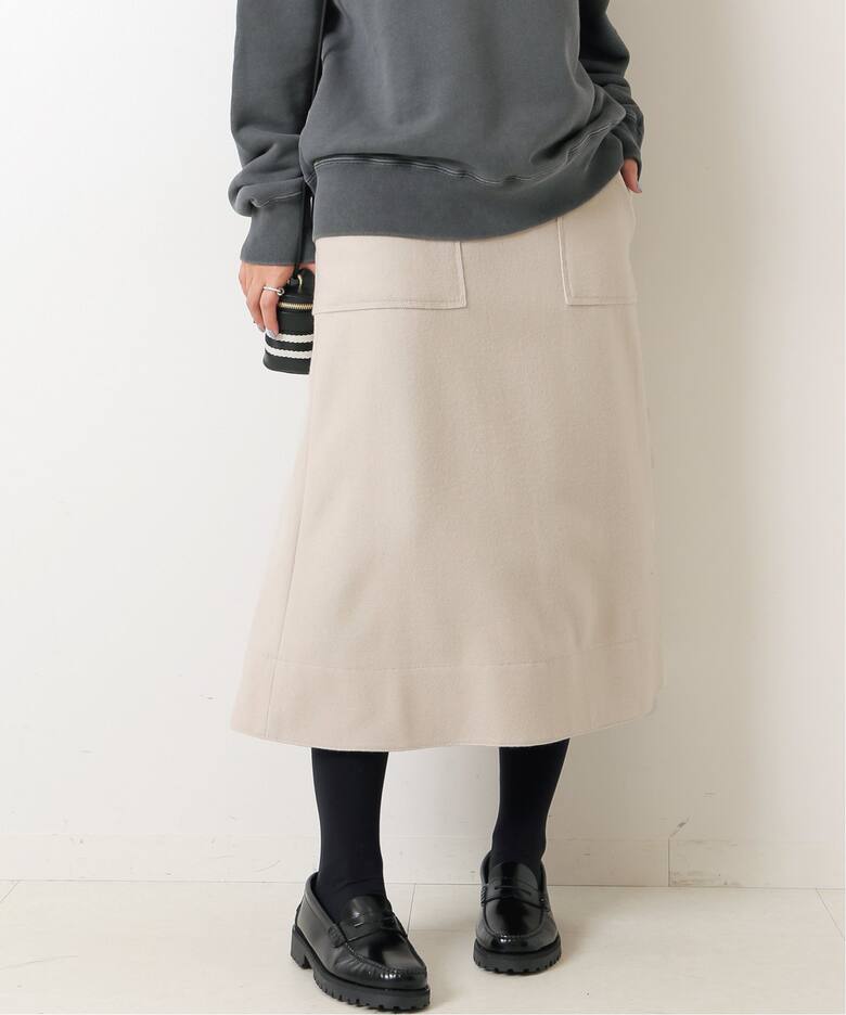 ビーバーメルトントラペーズスカート（その他スカート）｜Spick and  