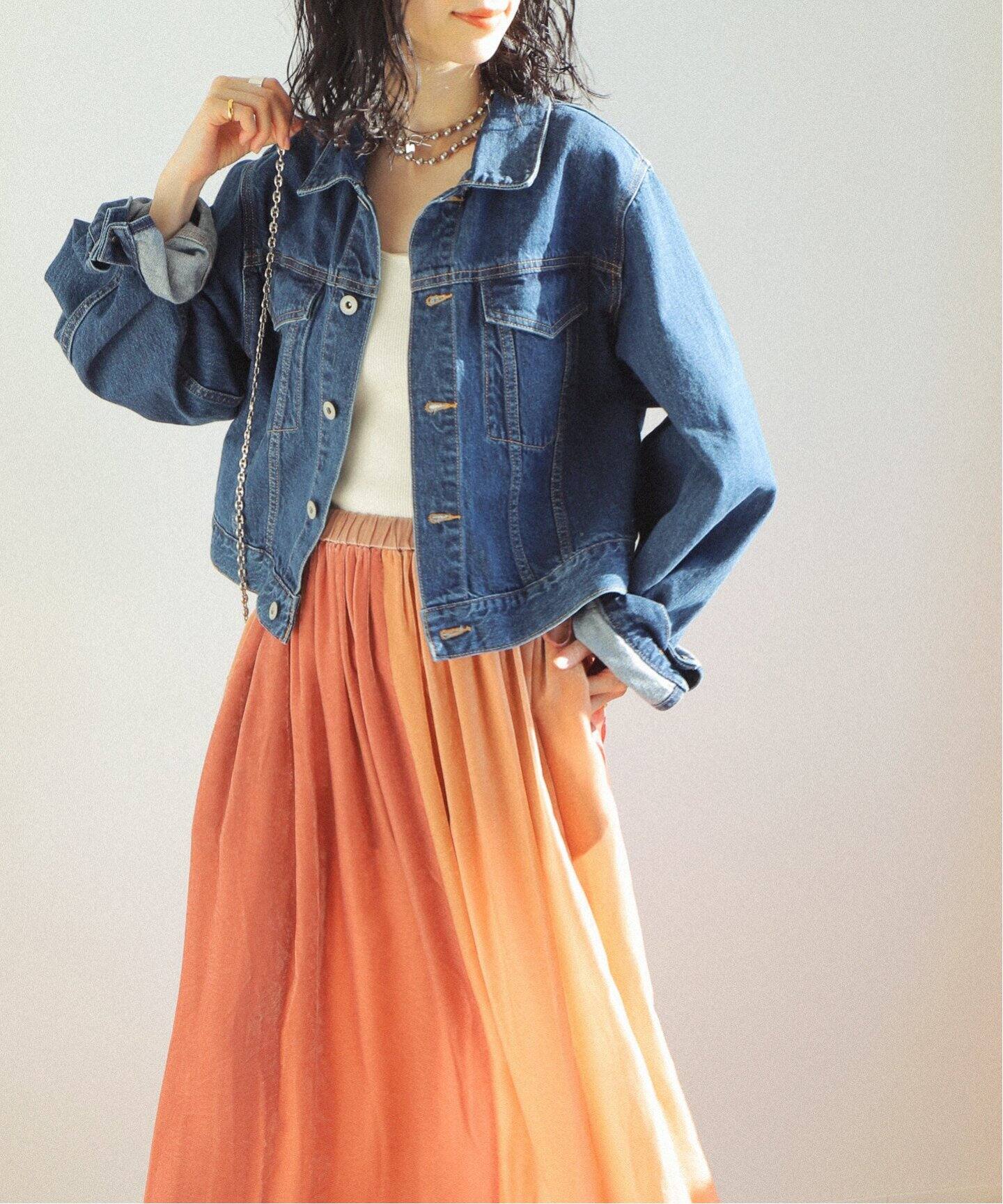 ENRICA/エンリカ】 RAYON VELVET SKIRT（ロング・マキシ丈スカート 