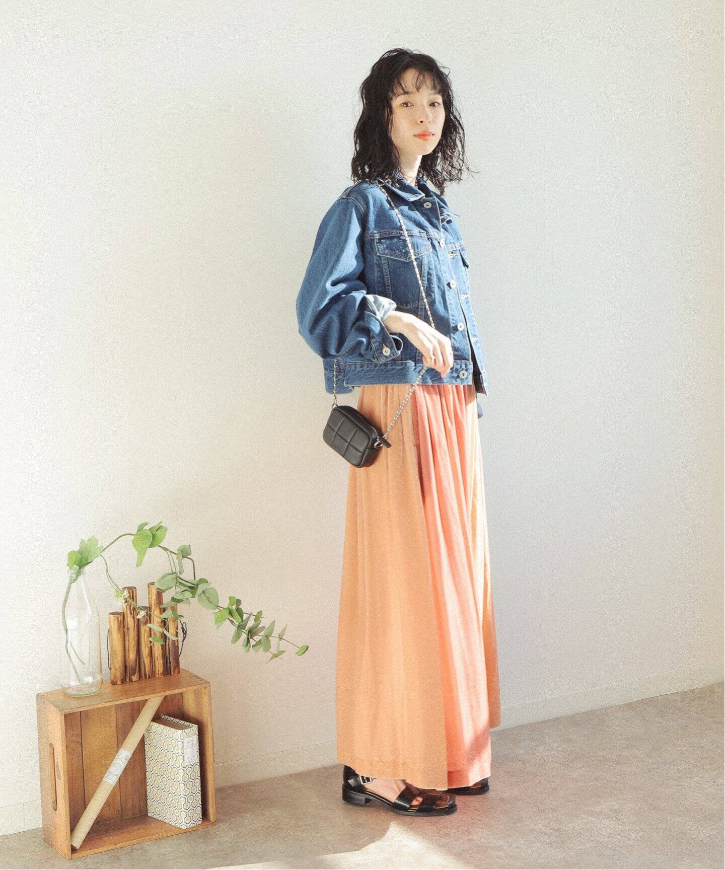 ENRICA/エンリカ】 RAYON VELVET SKIRT（ロング・マキシ丈スカート 