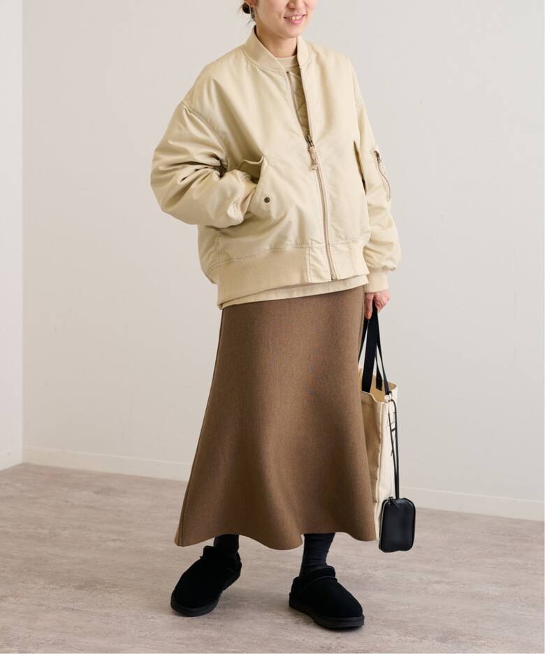 総針フレアスカート（ロング・マキシ丈スカート）｜FRAMeWORK  