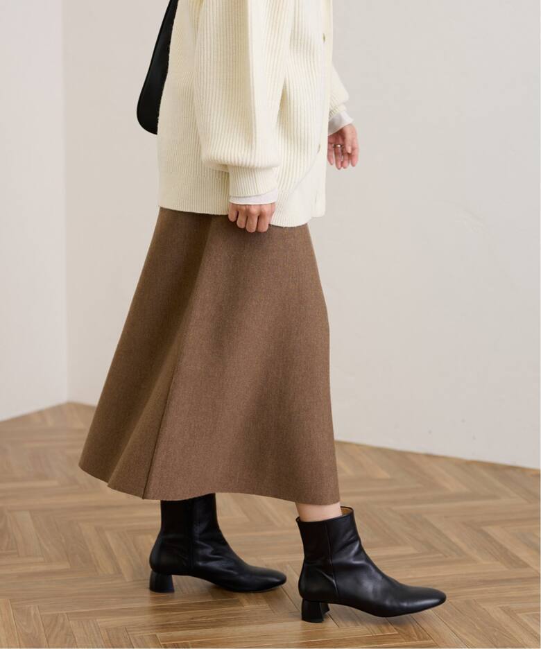 総針フレアスカート（ロング・マキシ丈スカート）｜FRAMeWORK  
