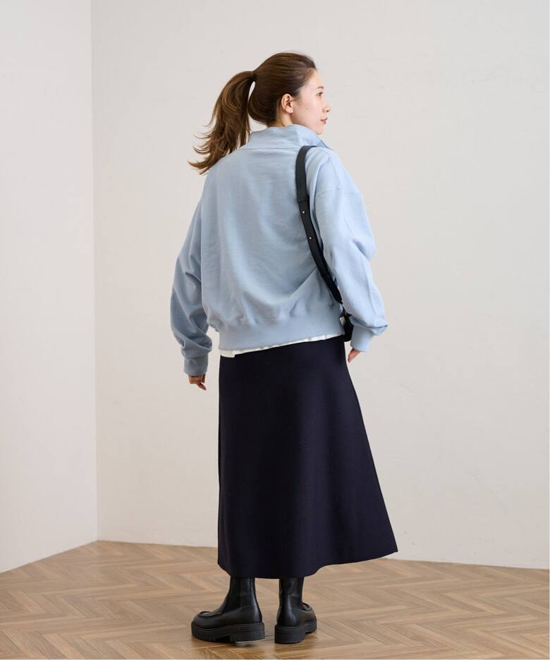 総針フレアスカート（ロング・マキシ丈スカート）｜FRAMeWORK  