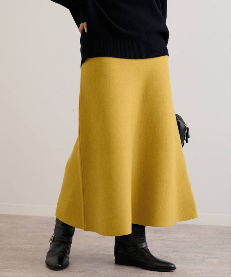 総針フレアスカート（ロング・マキシ丈スカート）｜FRAMeWORK  