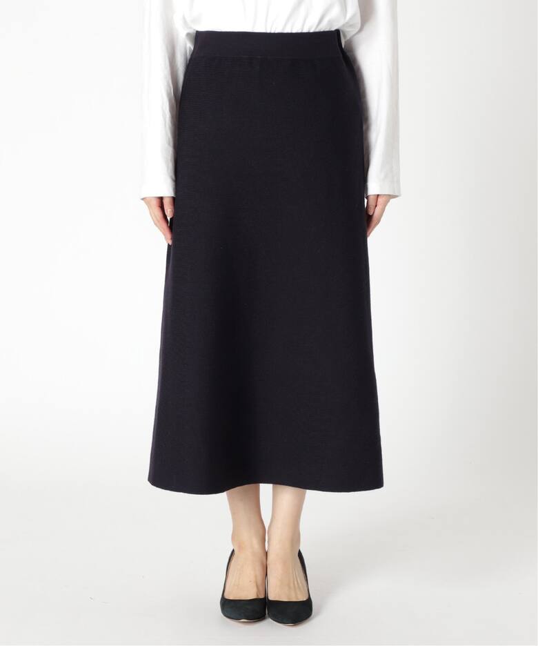 総針フレアスカート（ロング・マキシ丈スカート）｜FRAMeWORK  