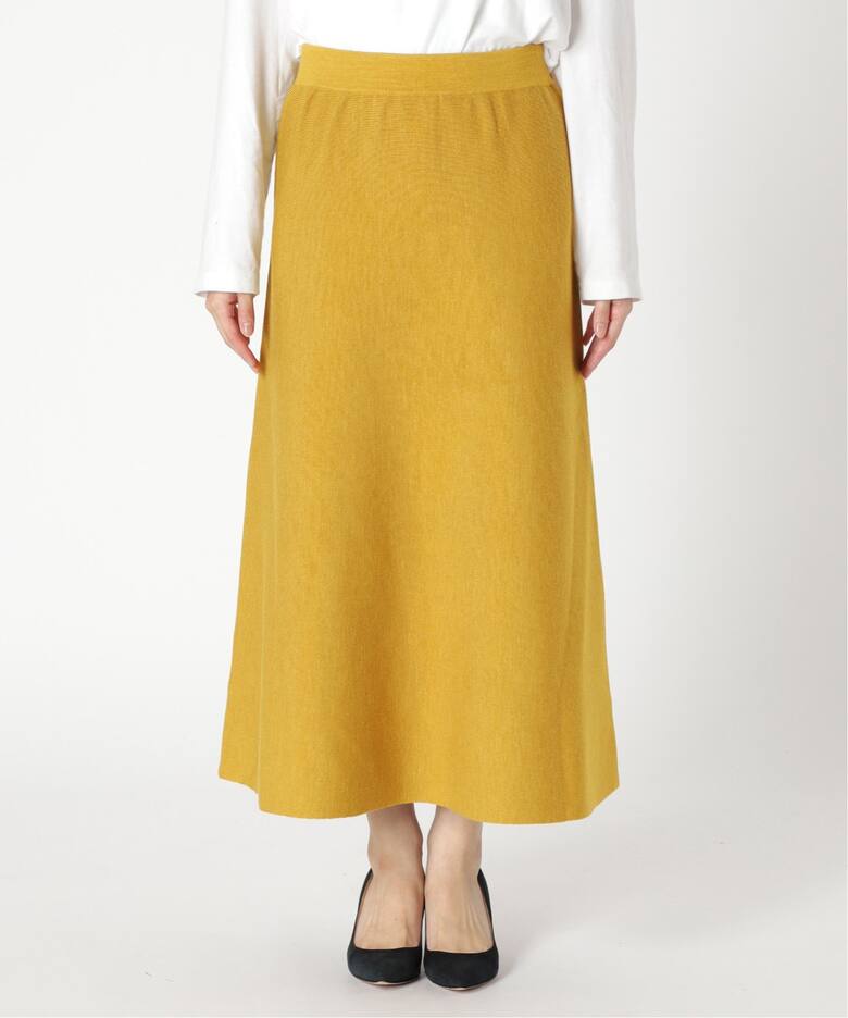 総針フレアスカート（ロング・マキシ丈スカート）｜FRAMeWORK  