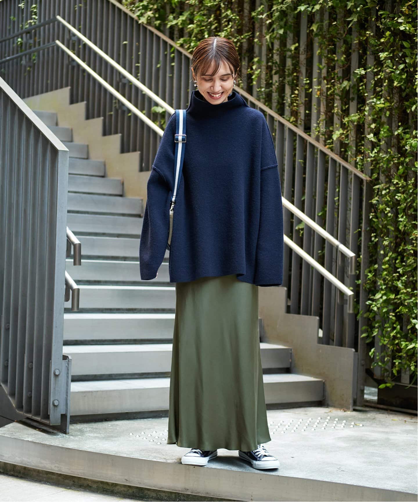 サテンロングスカート（ロング・マキシ丈スカート）｜FRAMeWORK