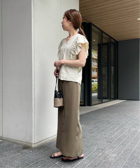 フロントオープンiラインスカート Noble ノーブル 公式のファッション通販 Baycrew S Store