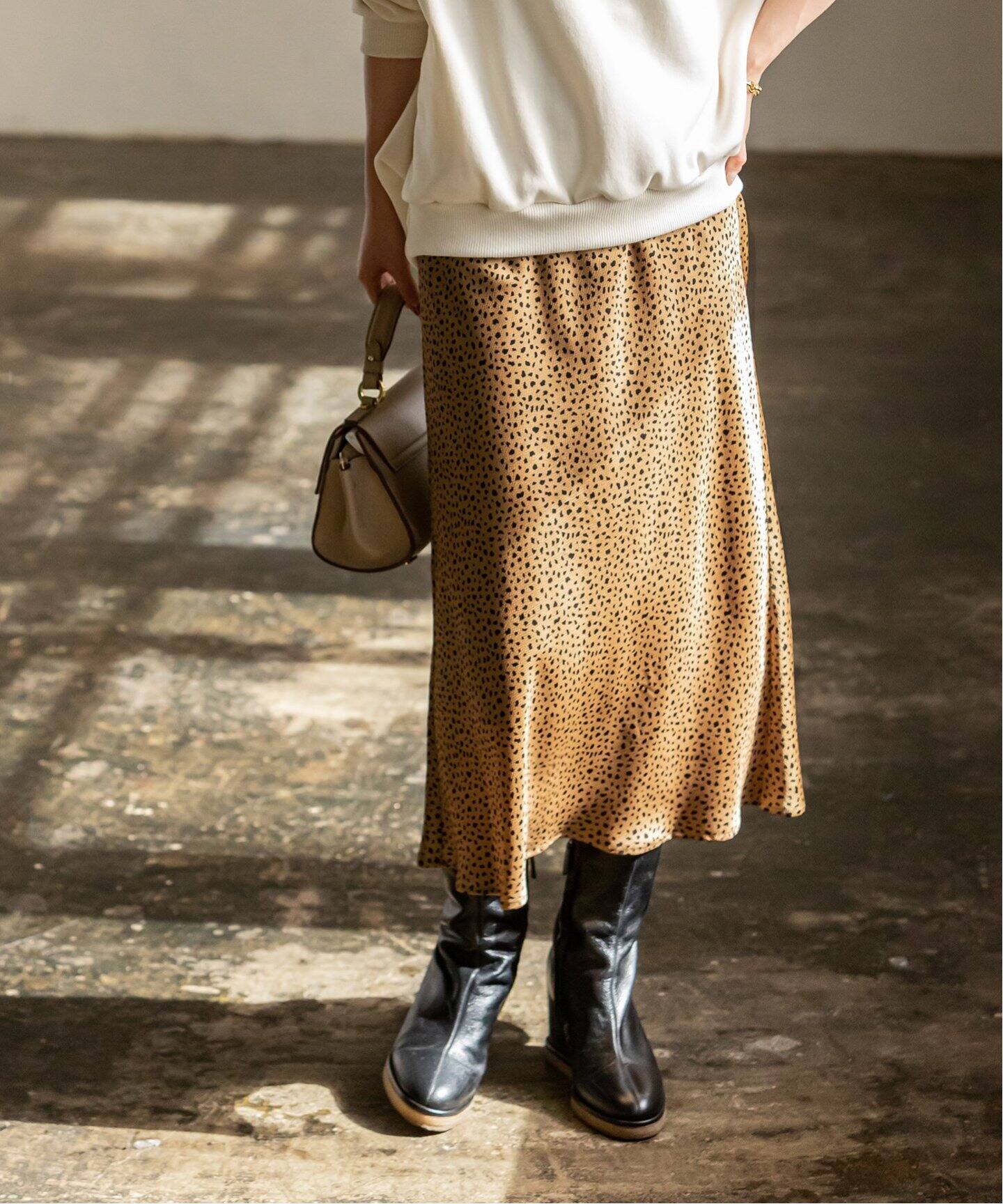 ダルメプリントナローサテンスカート｜NOBLE（ノーブル）公式の ...