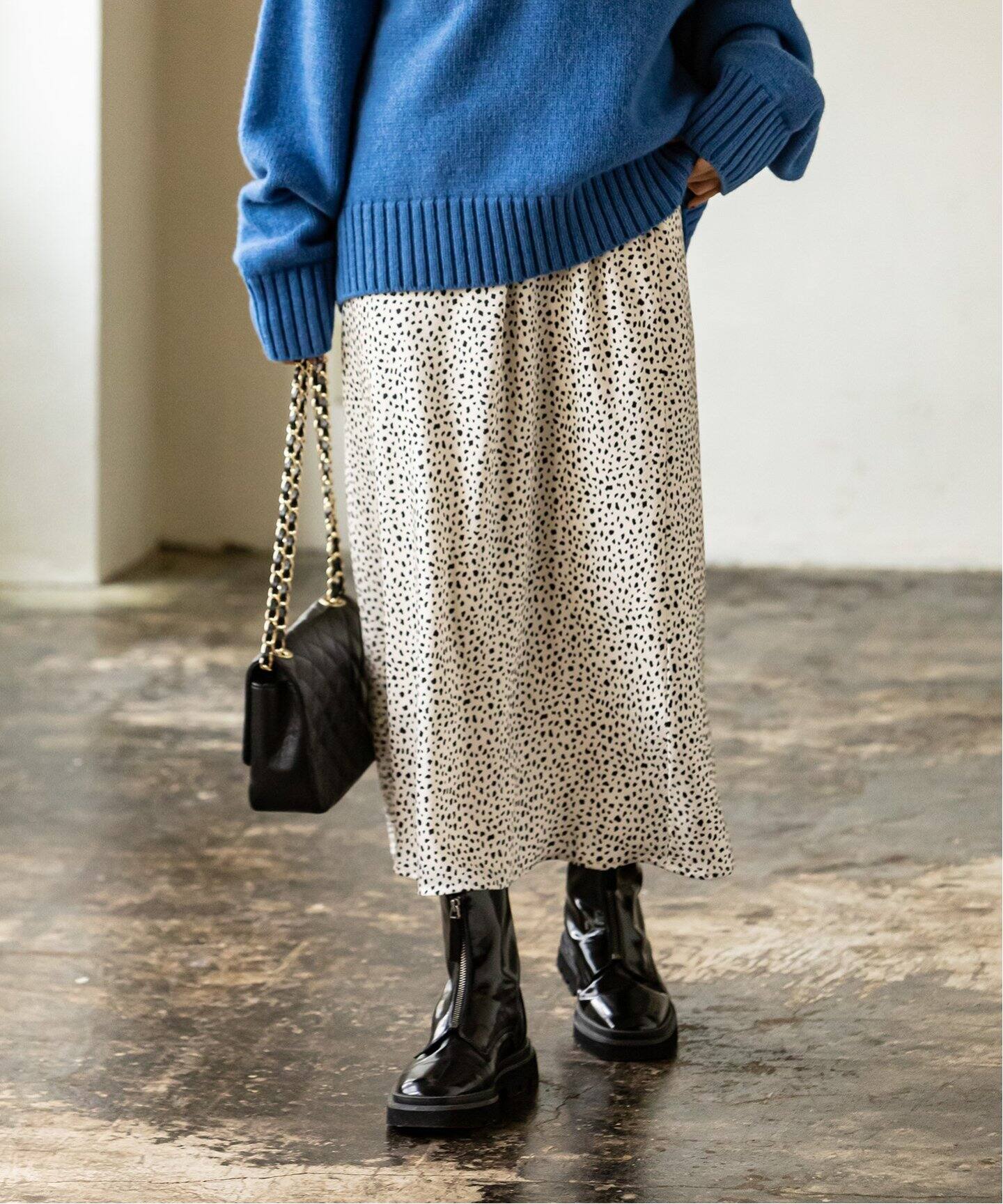 ダルメプリントナローサテンスカート｜NOBLE（ノーブル）公式の ...