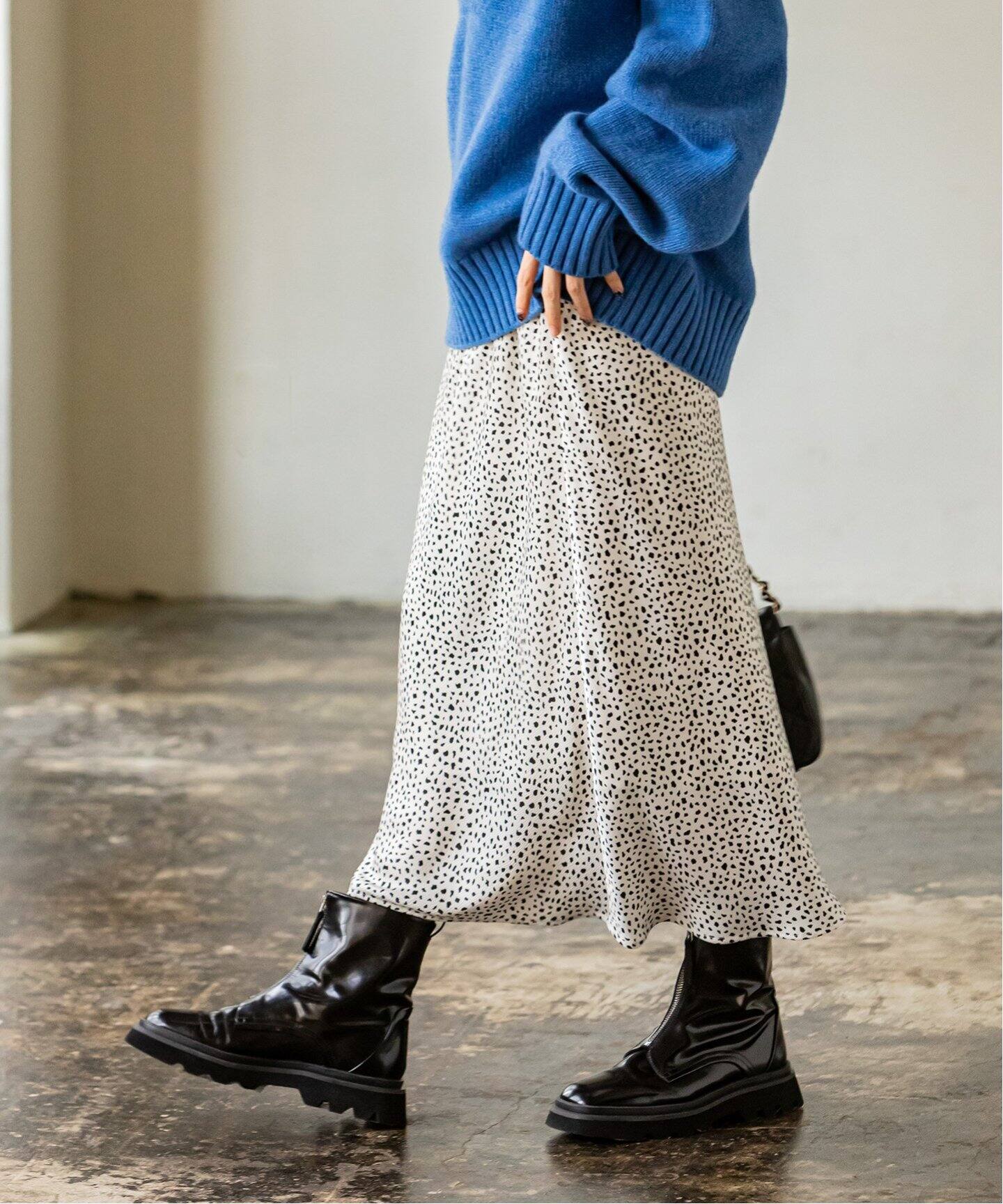 ダルメプリントナローサテンスカート｜NOBLE（ノーブル）公式の ...